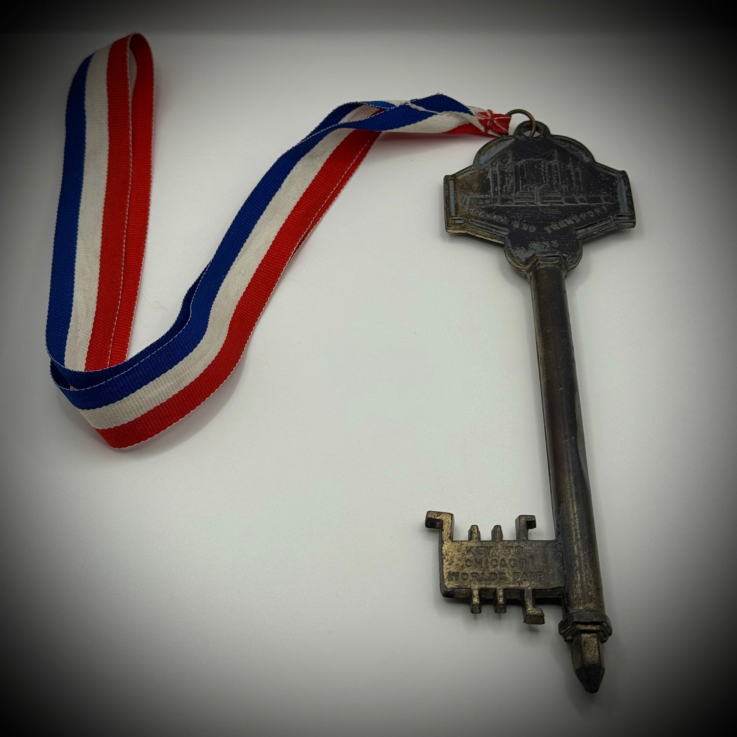 1933 Chicago Centennial Fair Heavy Metal Key To Progress