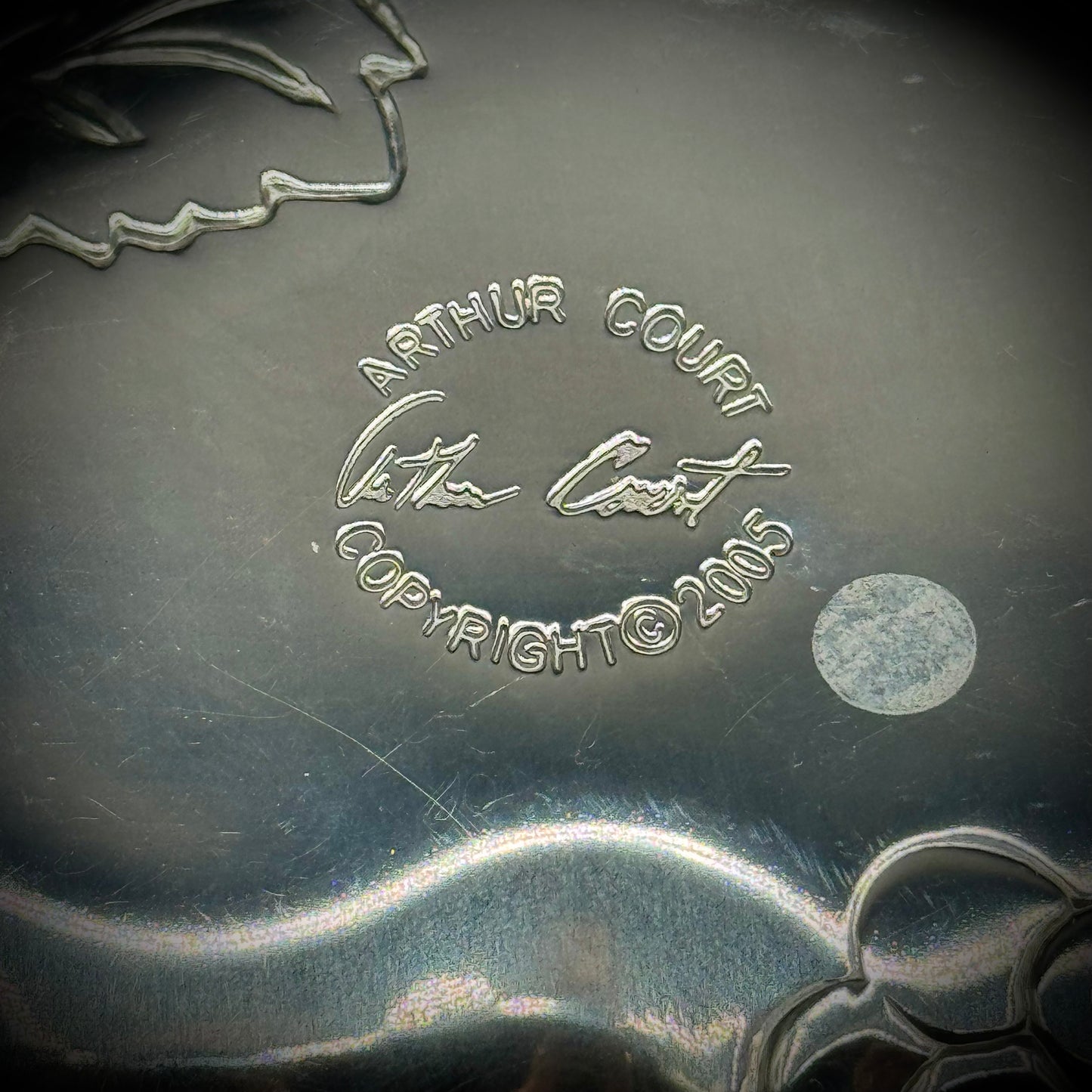 2005 Arthur Court Heard Shaped Bowl