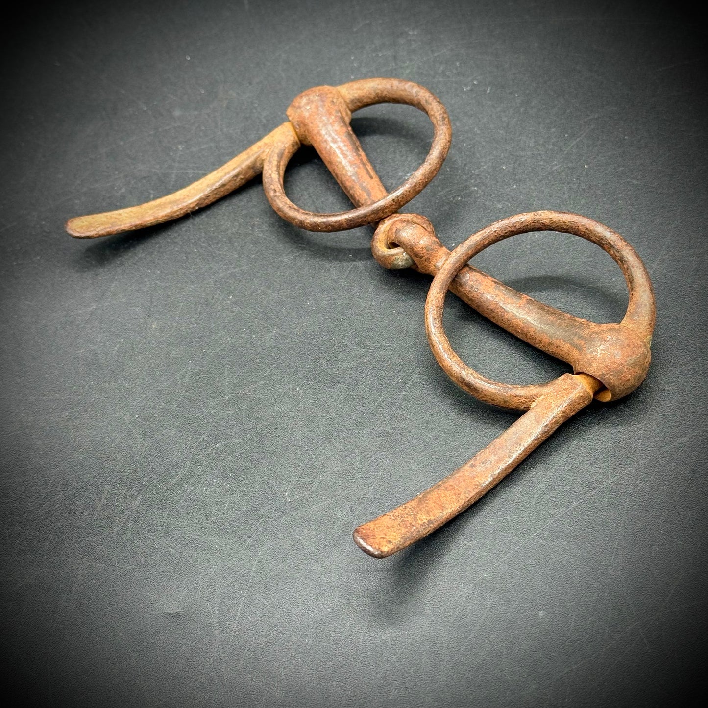 Antique Hand Forged Iron Horse Bridal Bit