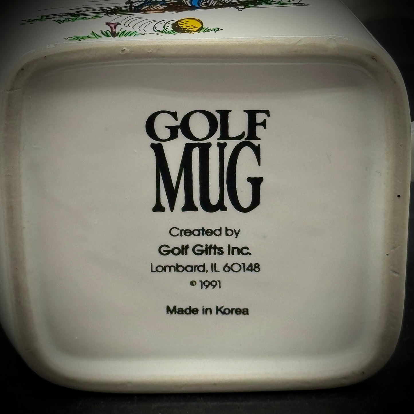 Whimsical Twisted Gold Mug