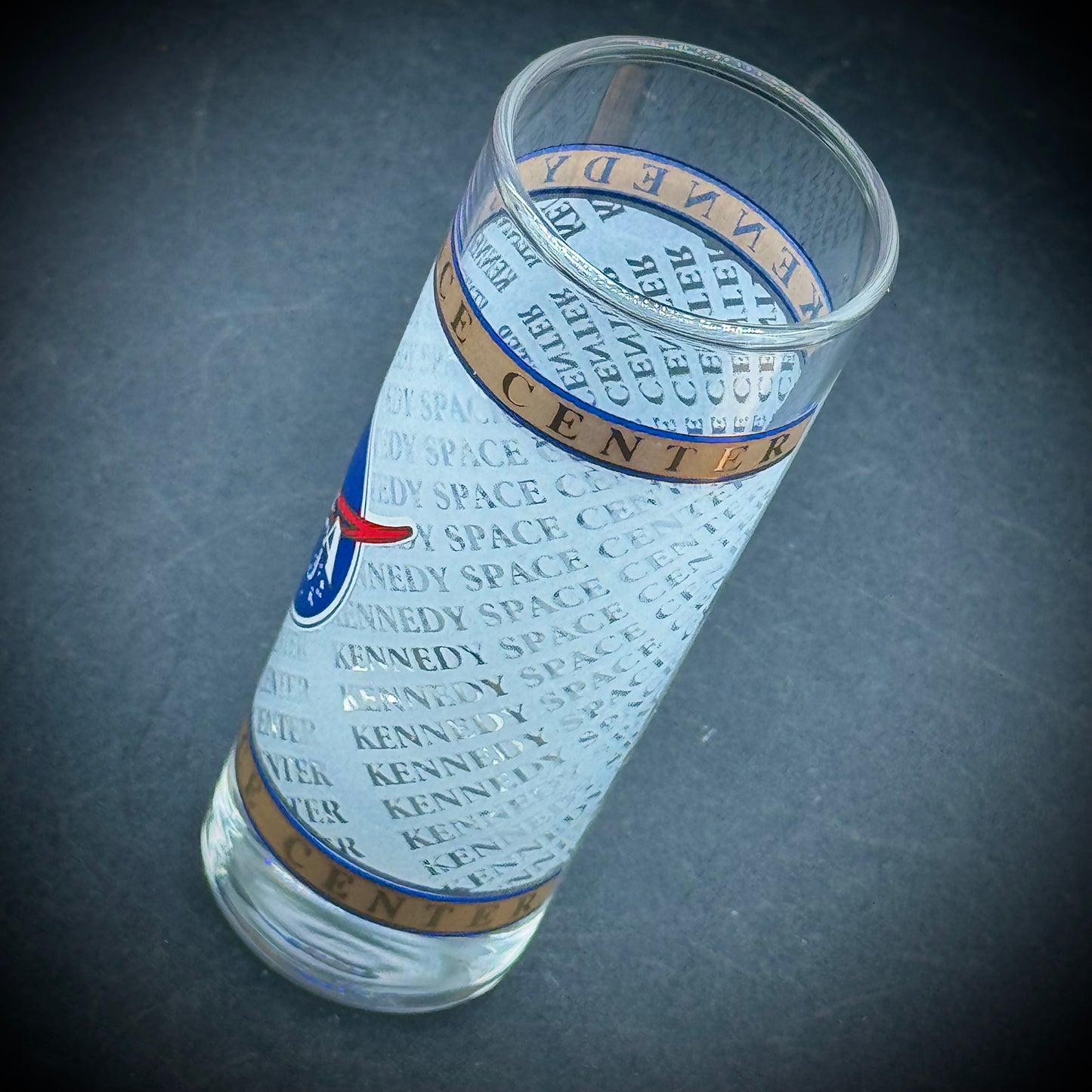 Tall Kennedy Space Center NASA Shot Glass