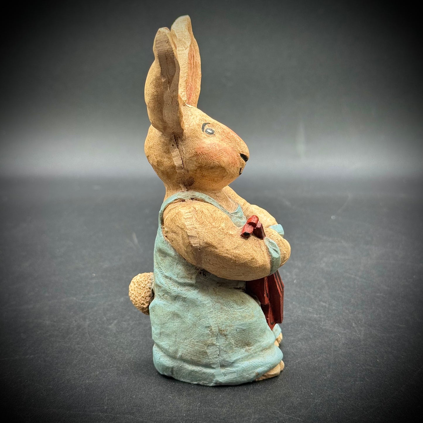 Vintage Folk Art Bunny Rabbit Handcrafted in Virginia
