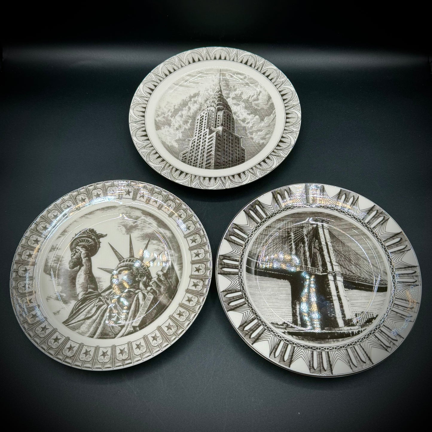 Set of 3 New York City Decorative Plates