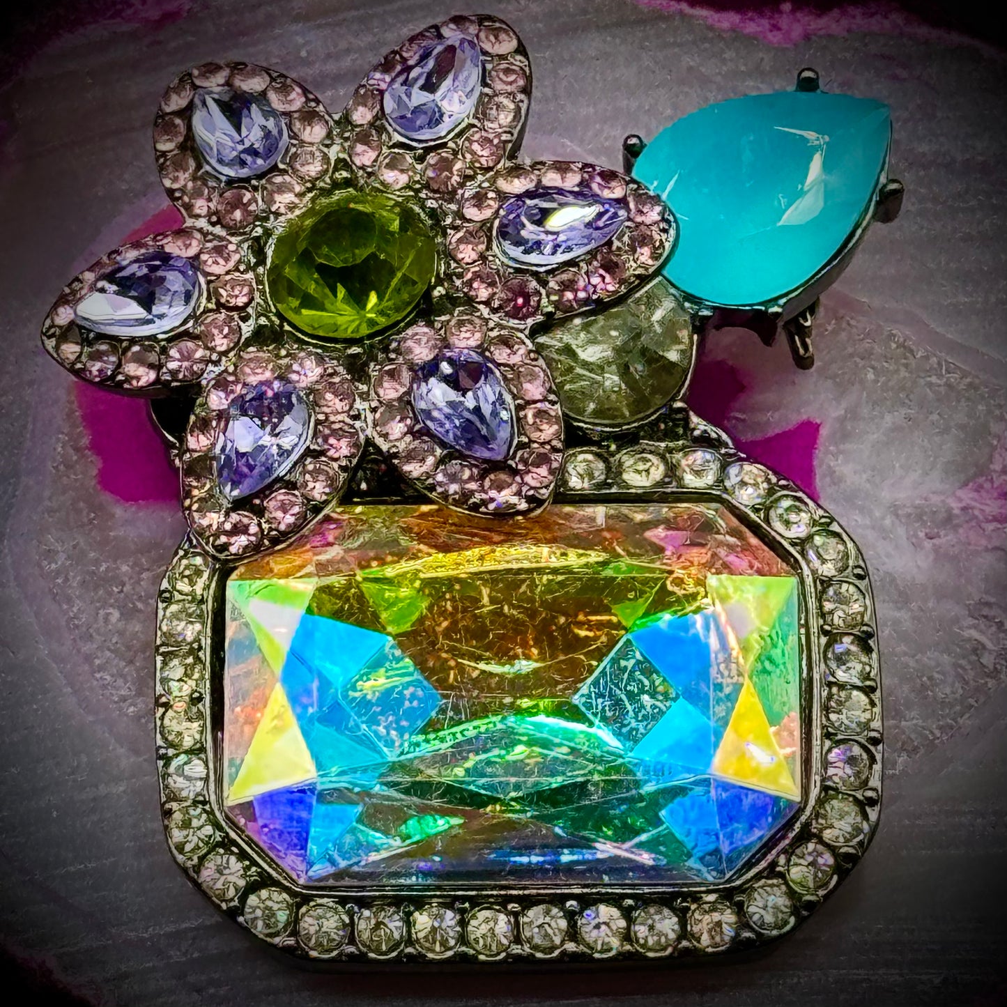 Erickson Beaman Rocks High End Fashion Brooch