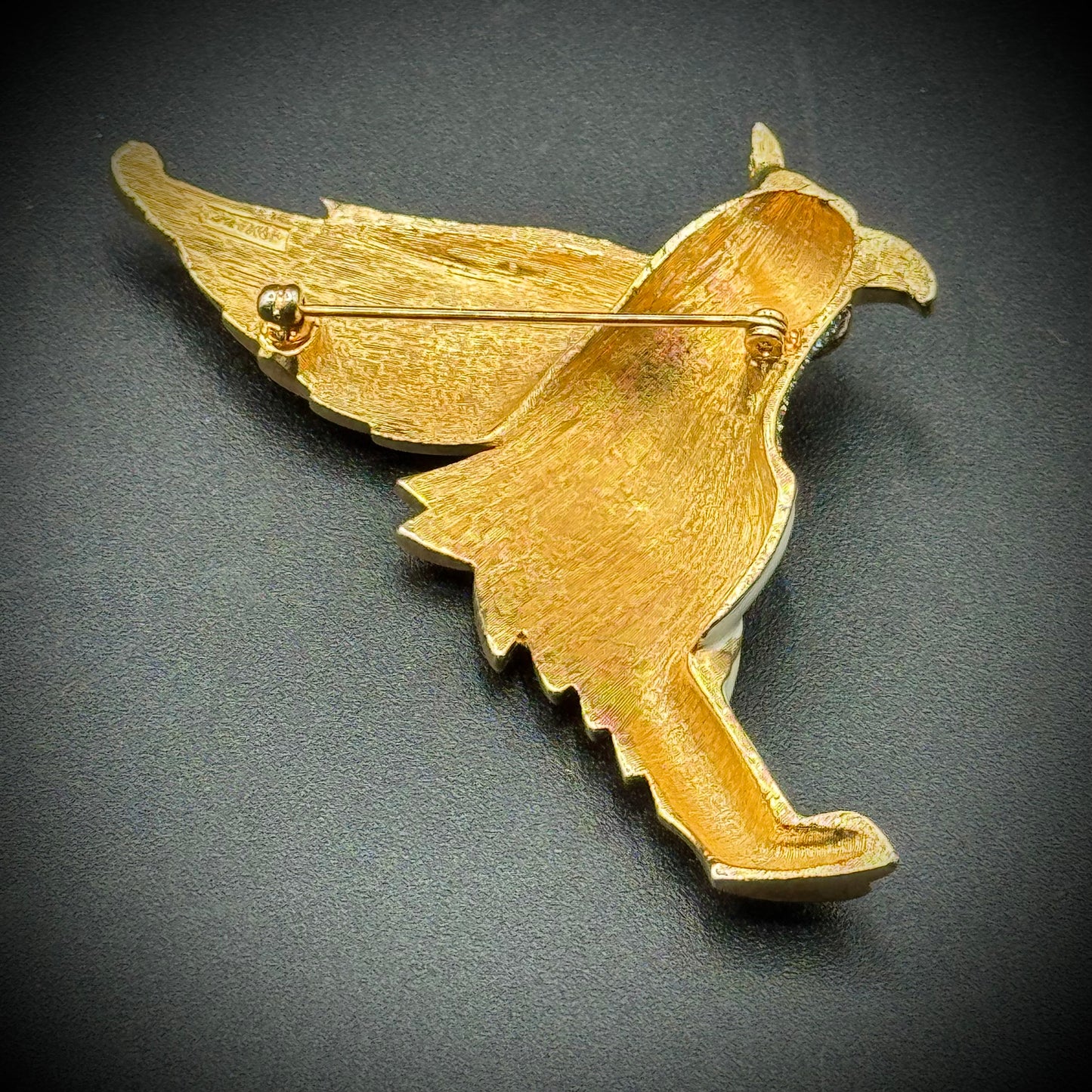 Stunning Joseph Mazer White Enamel & Rhinestone Brooch - Legacy Investment Piece