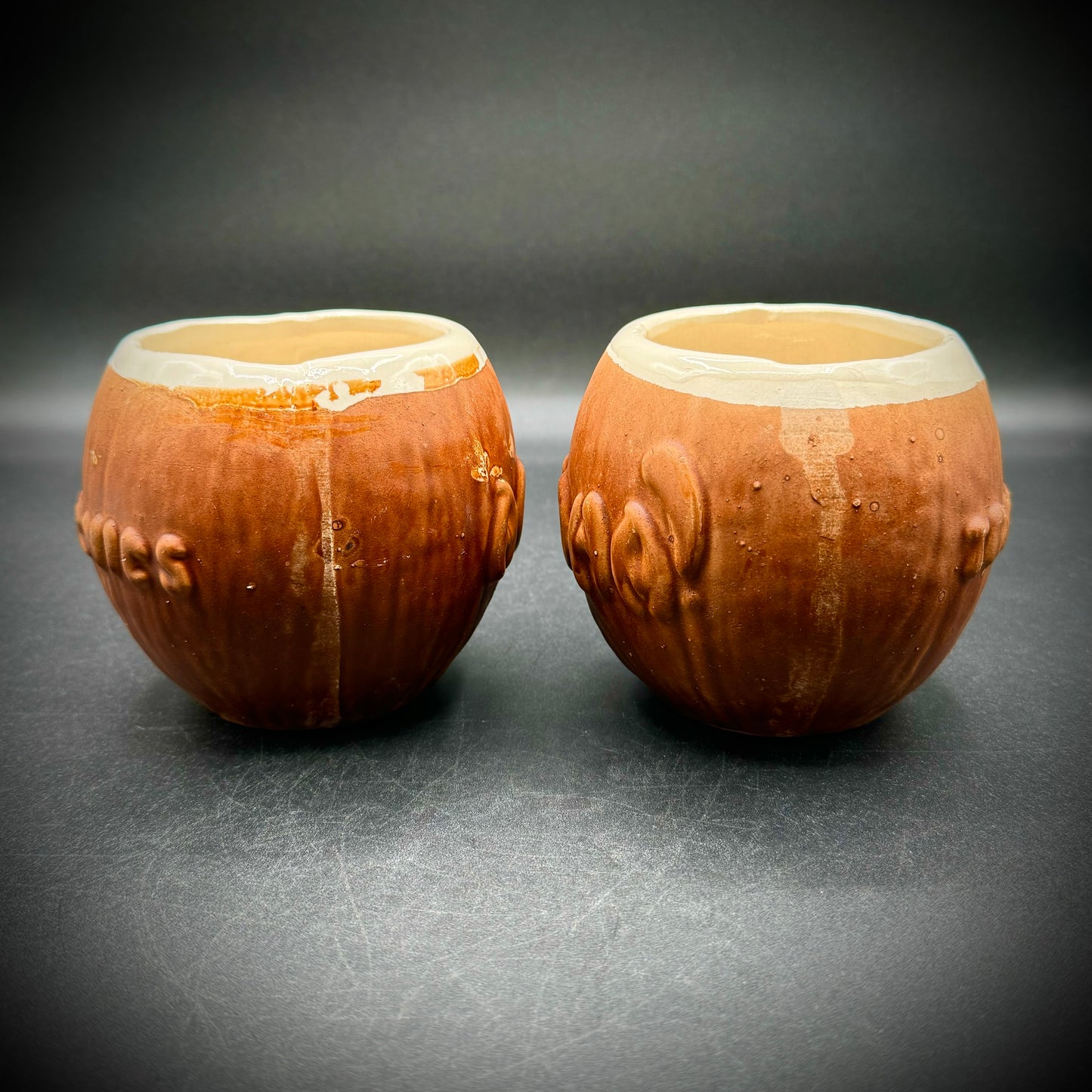 Pair of Vintage Trader Vic's Aloha Tiki Mugs