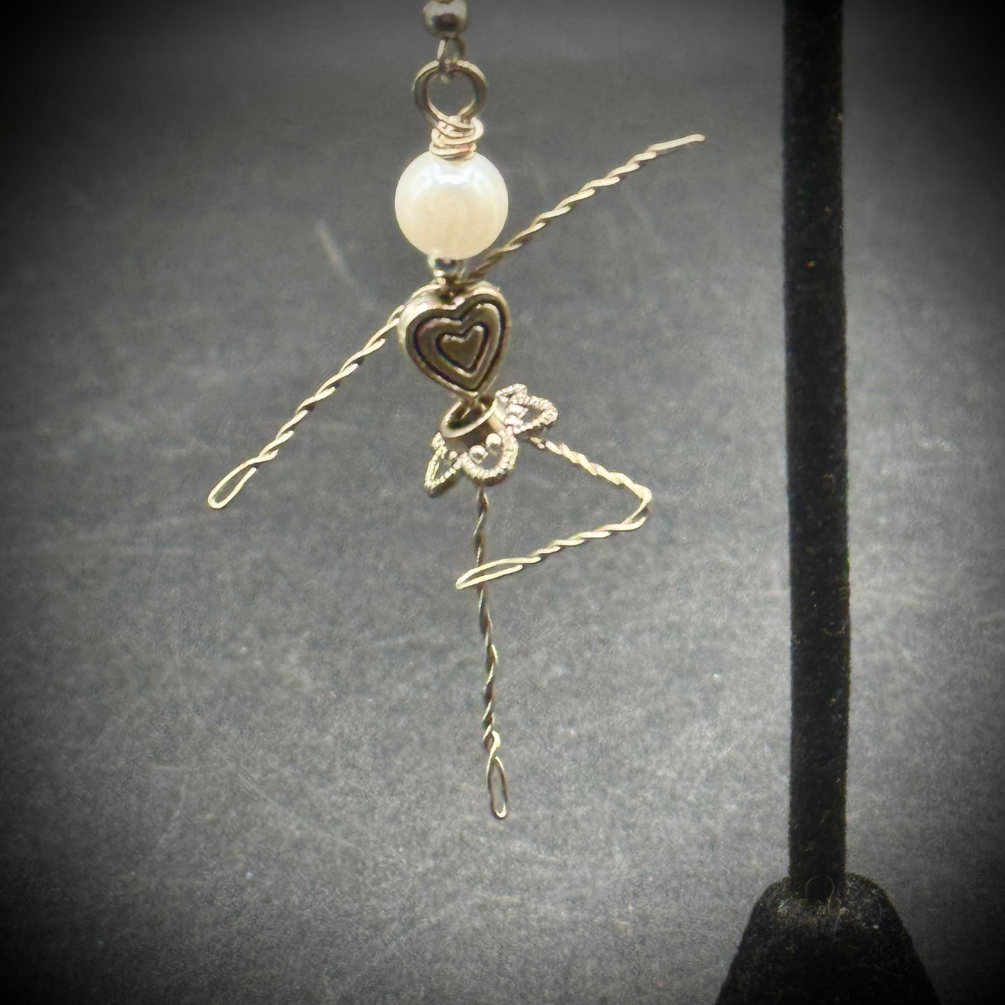 New Designer Ballerina Earrings by Artist Monica Morgan