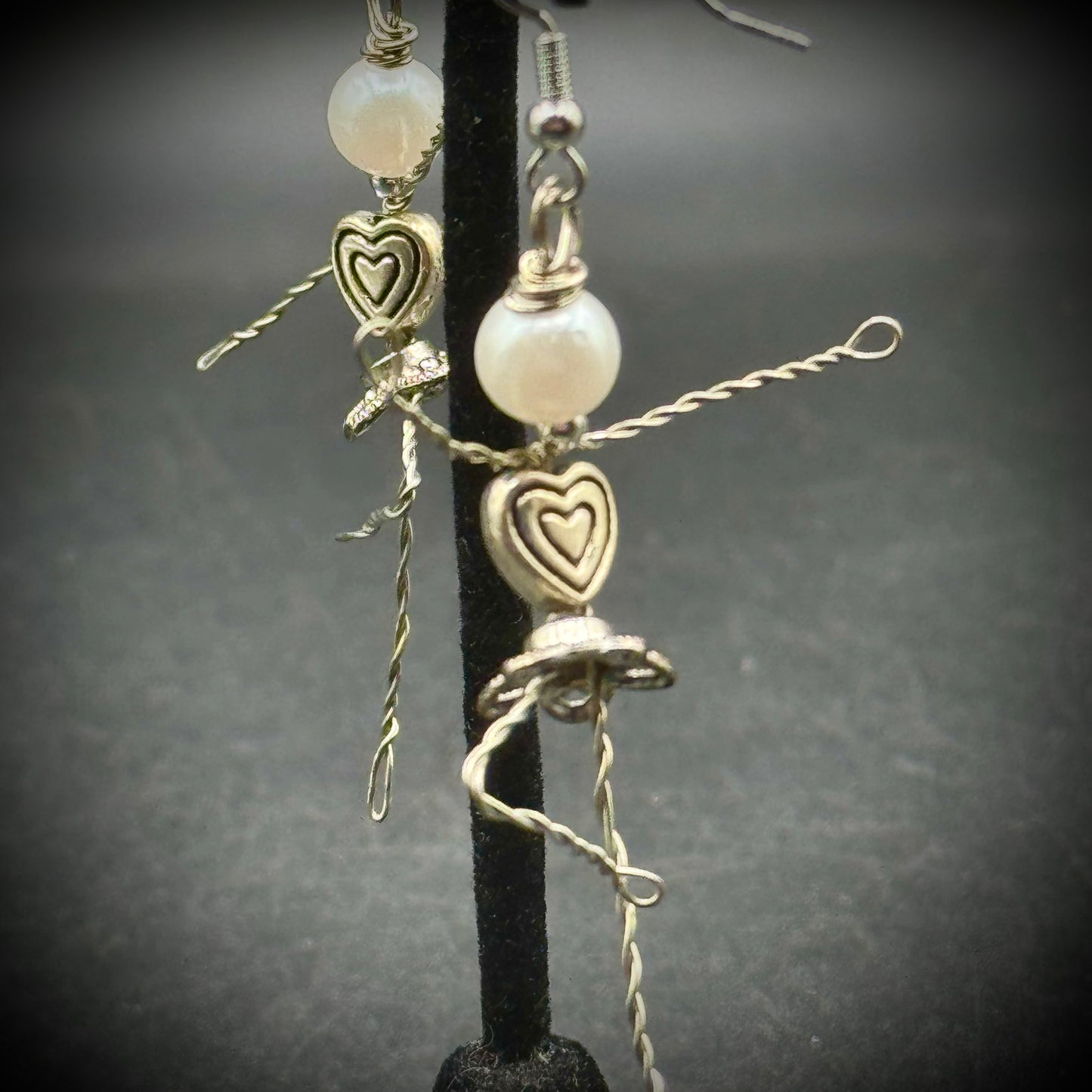 New Designer Ballerina Earrings by Artist Monica Morgan