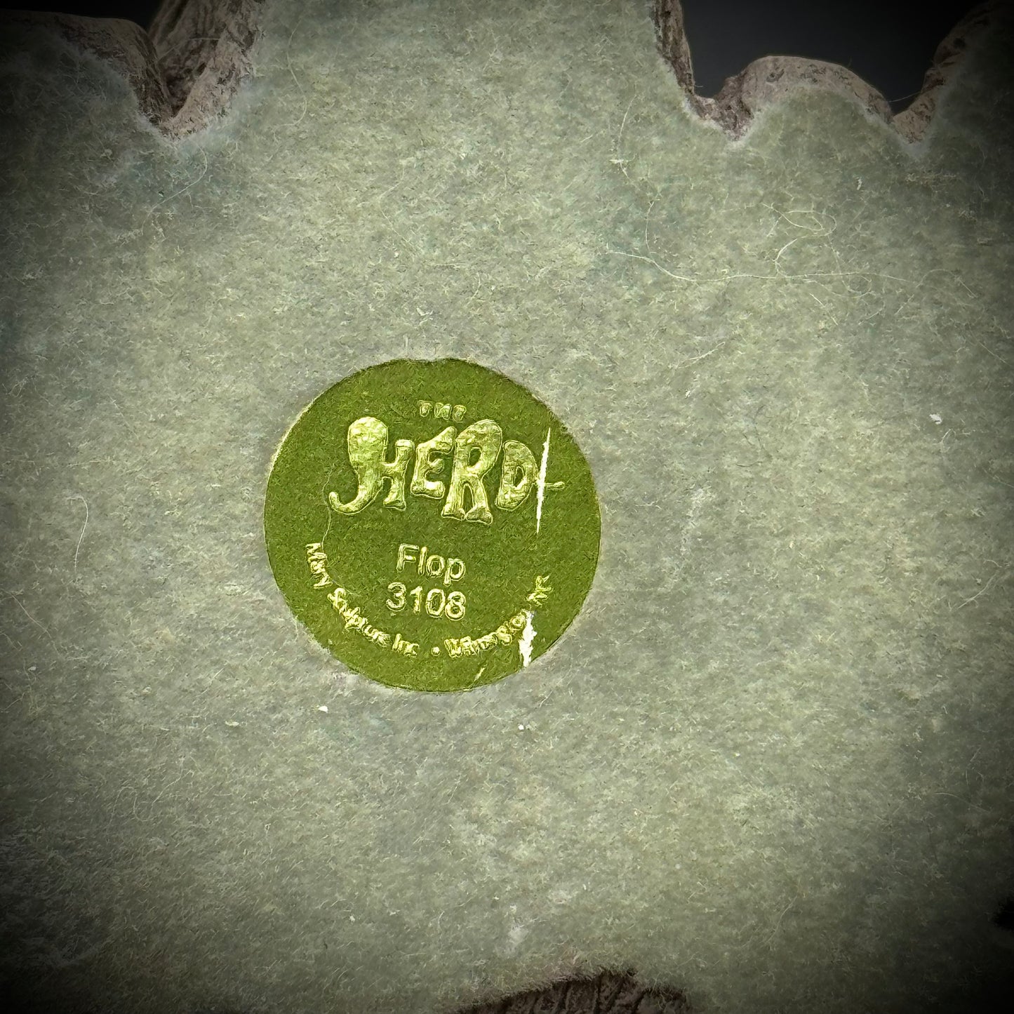 The Herd "Flop" Crouching Elephant Figurine