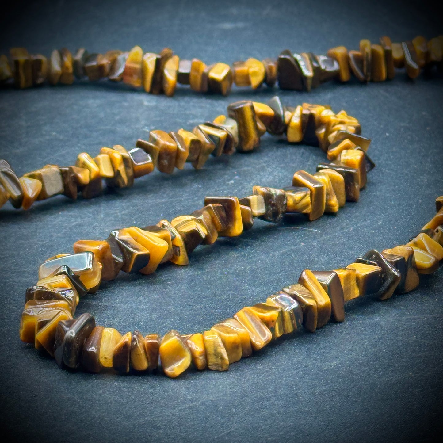 Over The Head Tiger Eye Necklace