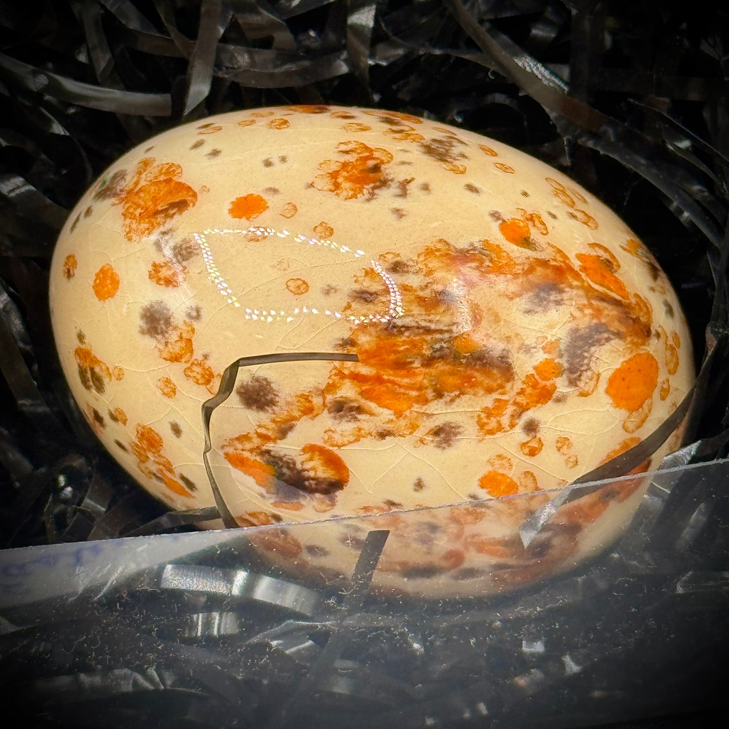 Vintage 1967 Hand Made Easter Eggs with Note