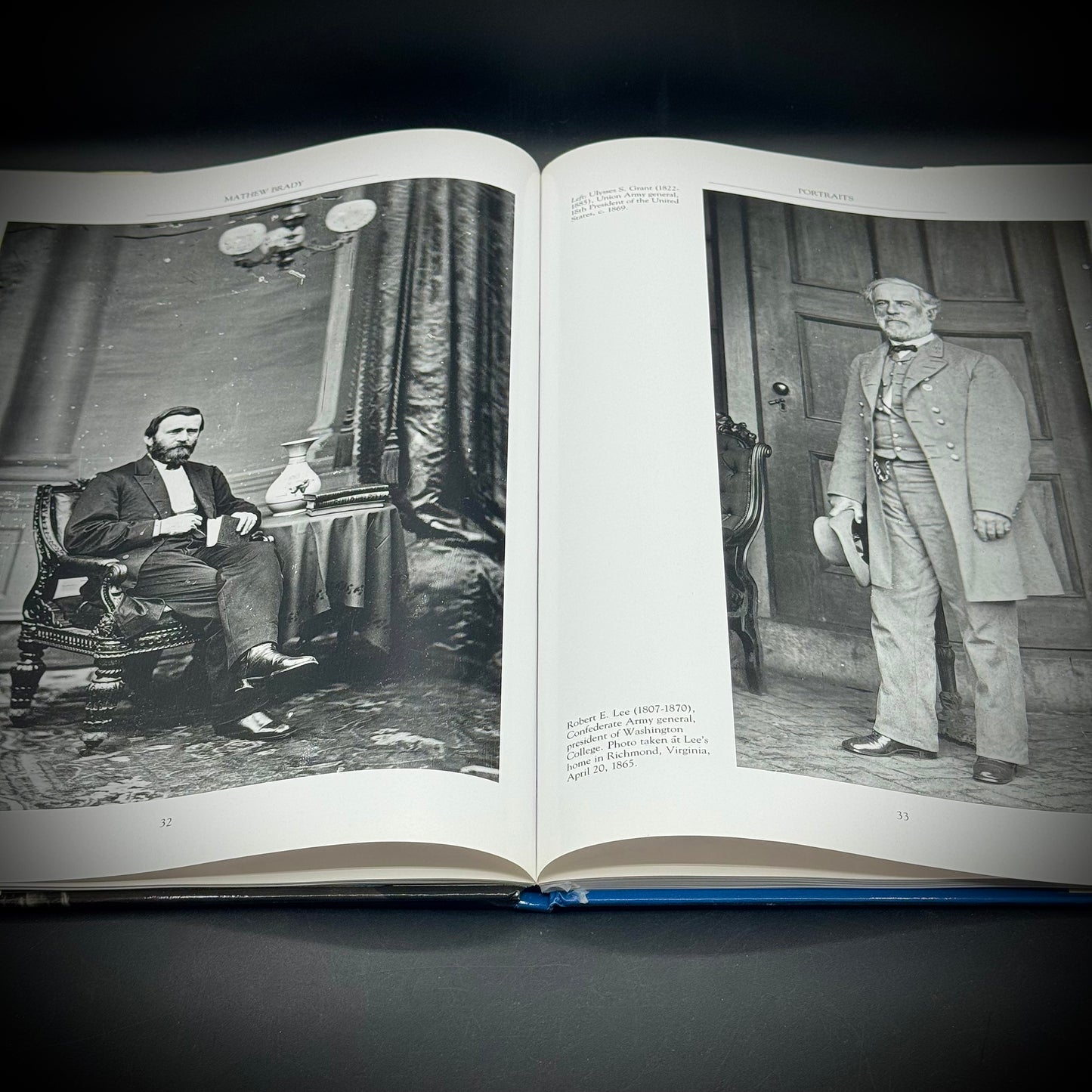 Large Matthew Brady Civil War Photography Book