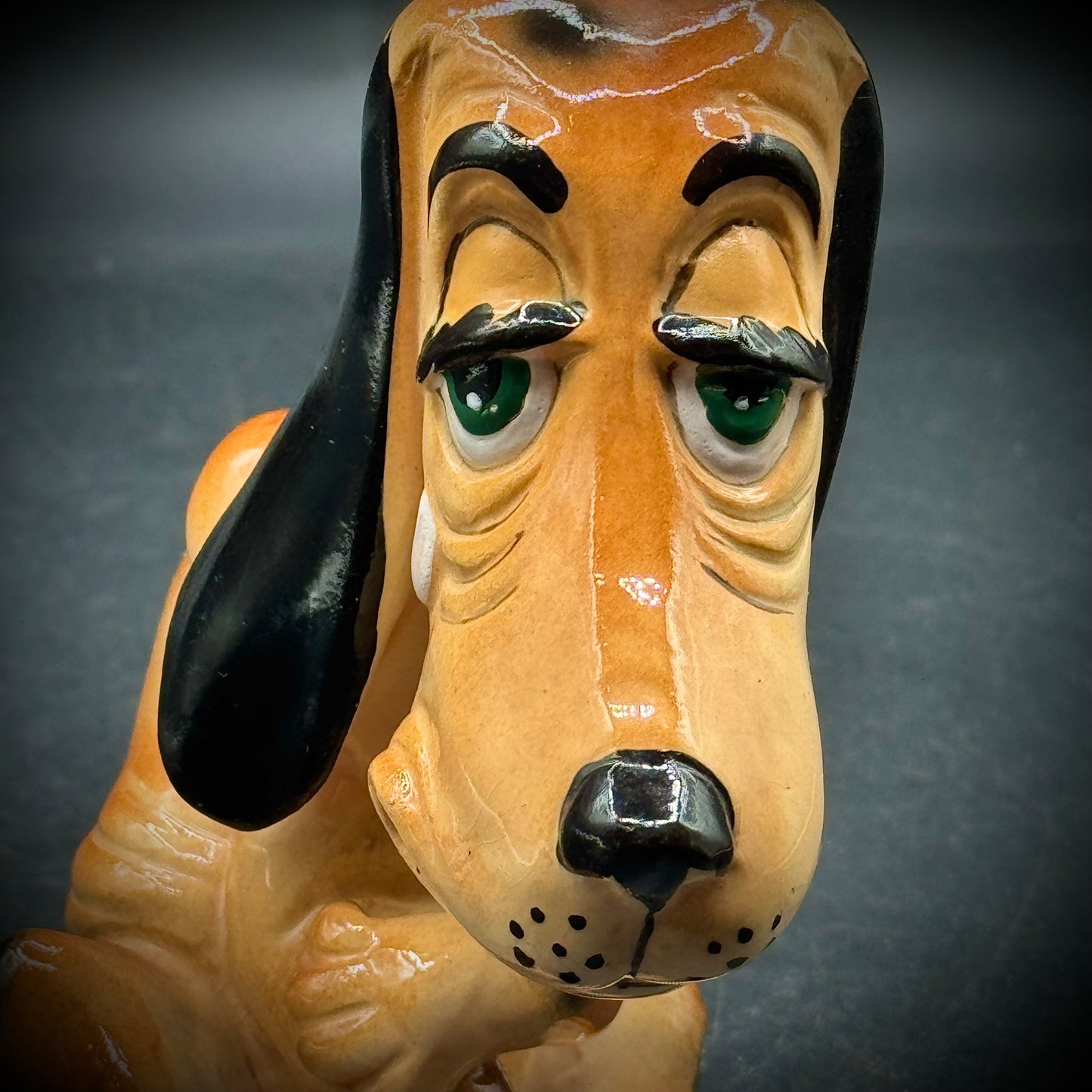 Vintage Ceramic Basset Hound Made in Japan