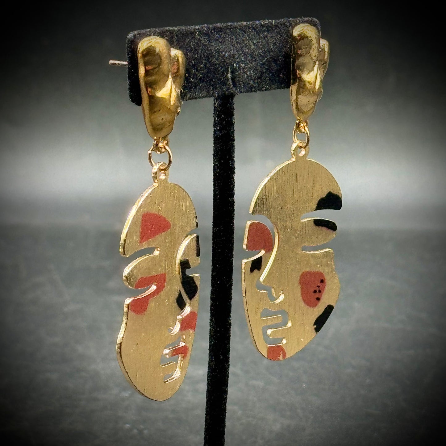 Picasso-Style Dangle Earrings