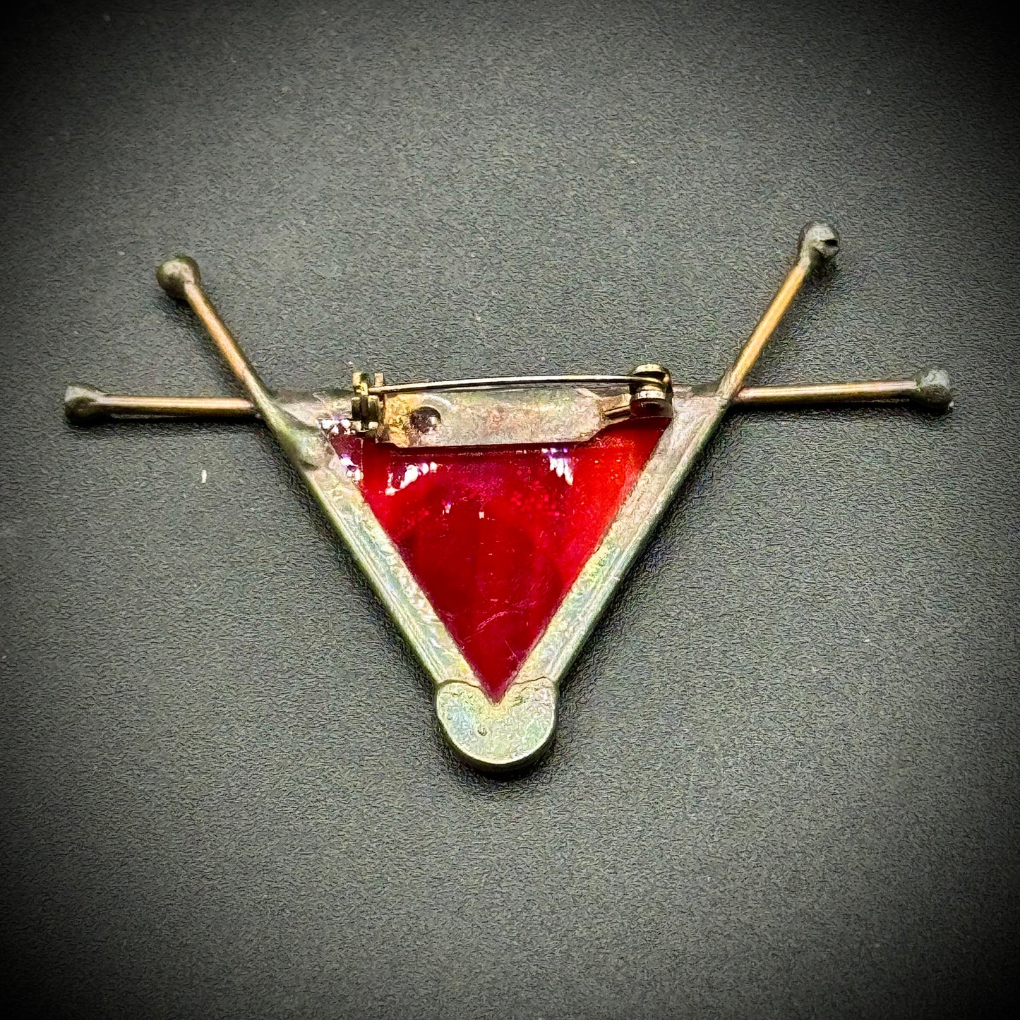 Vintage Abstract Reindeer Brooch