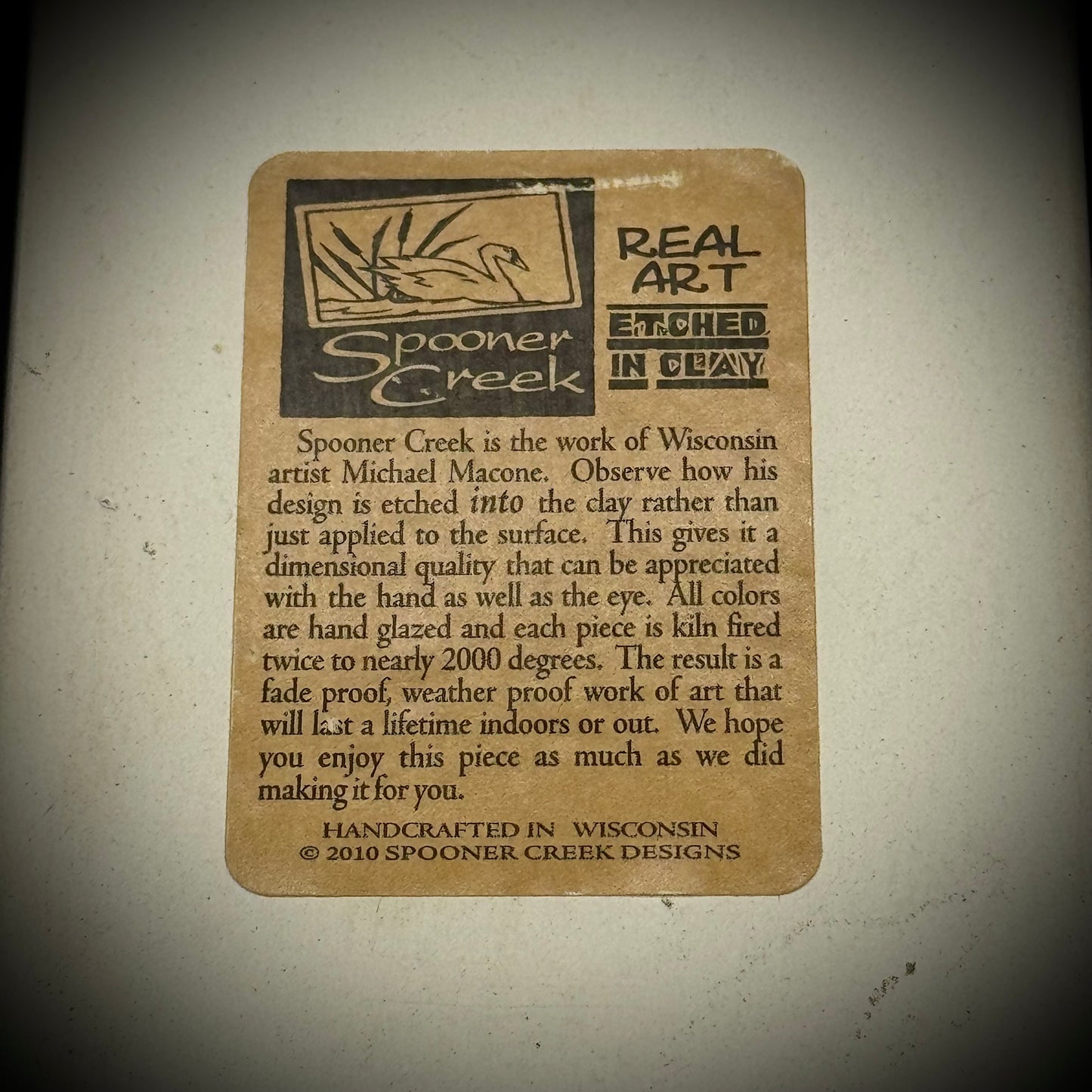 Spoon Creek "Grandma & Grandpa" Plaque