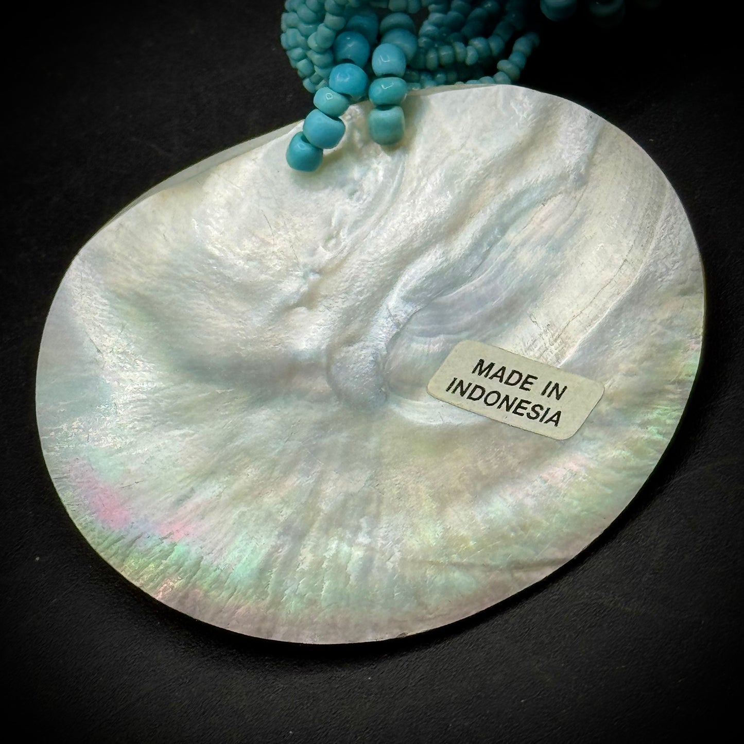 Hand Crafted Abalone & Bead Necklace