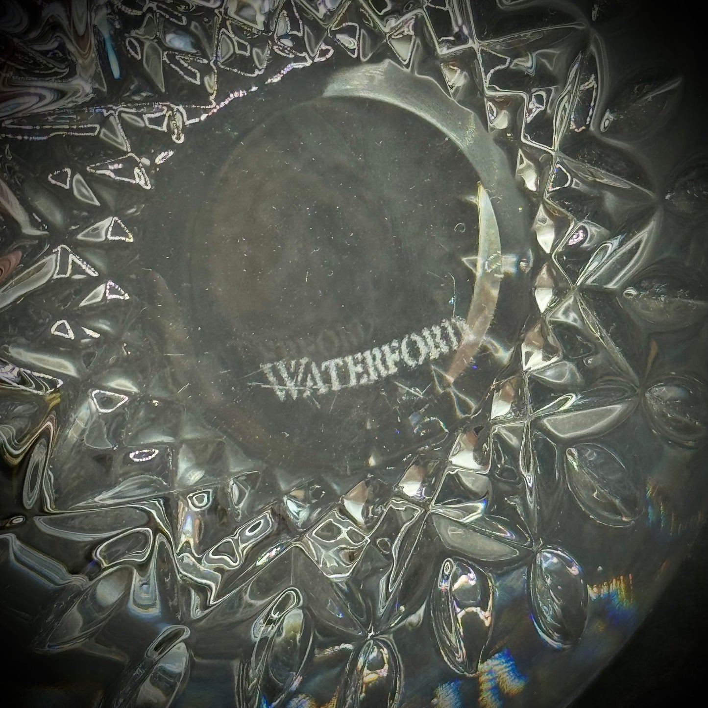 Waterford Crystal Votive with Label