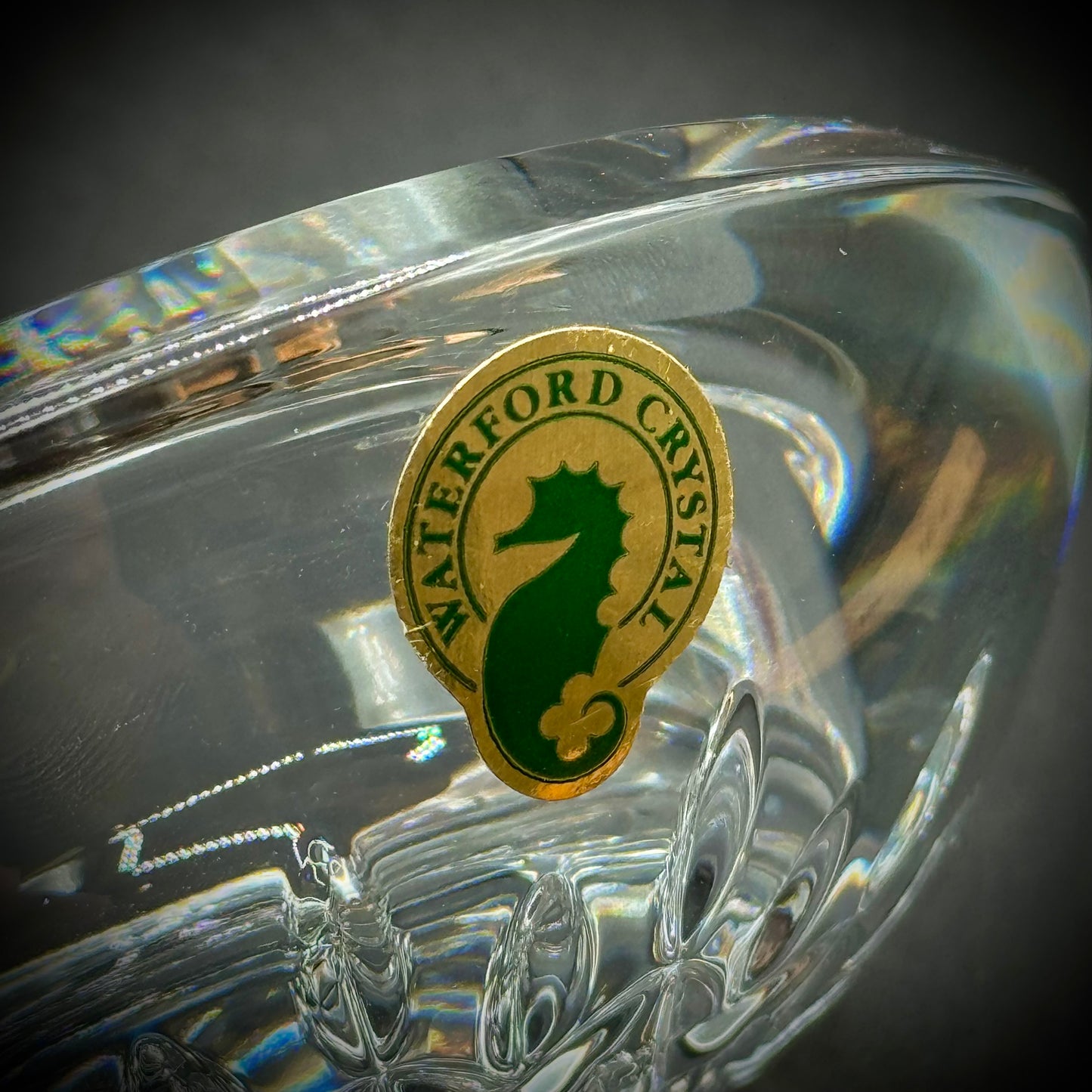 Waterford Crystal Votive with Label
