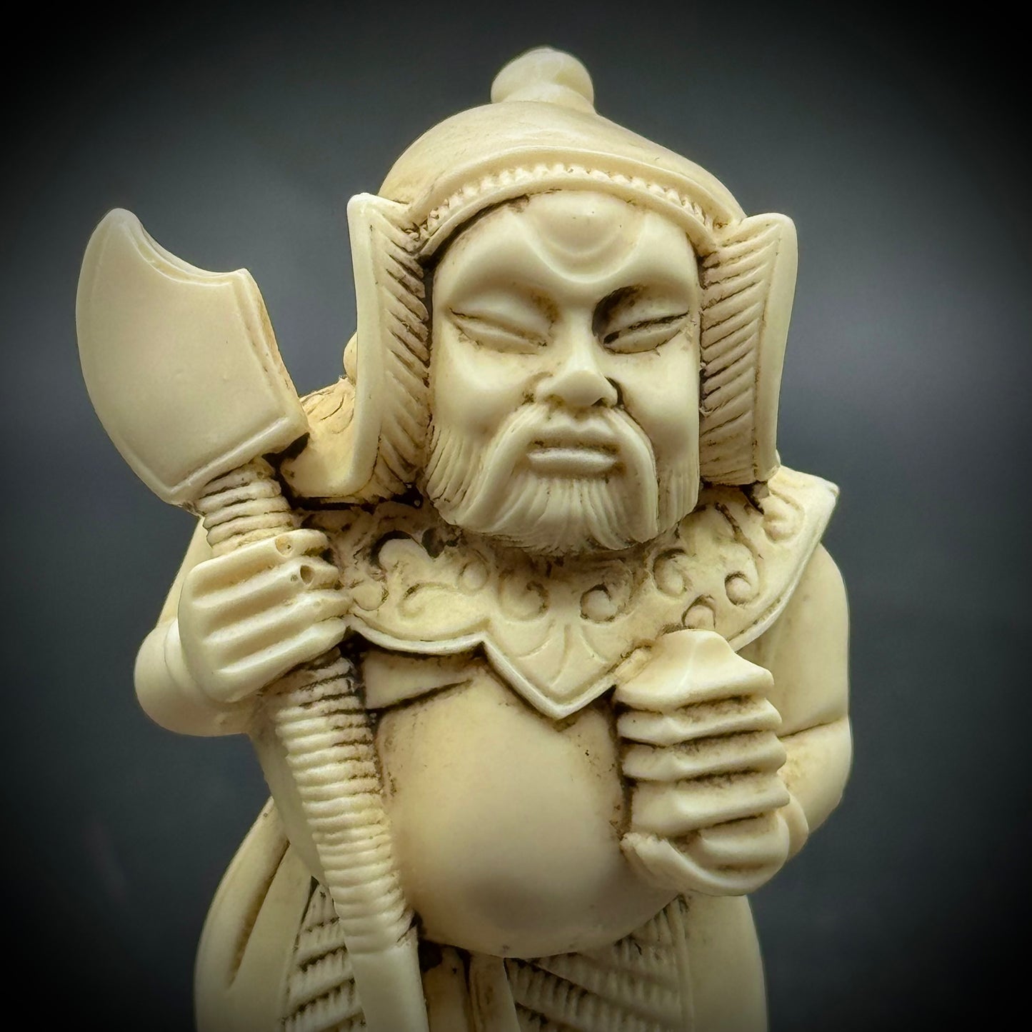 RARE 1981 Arnart Resin Chinese God Figurine