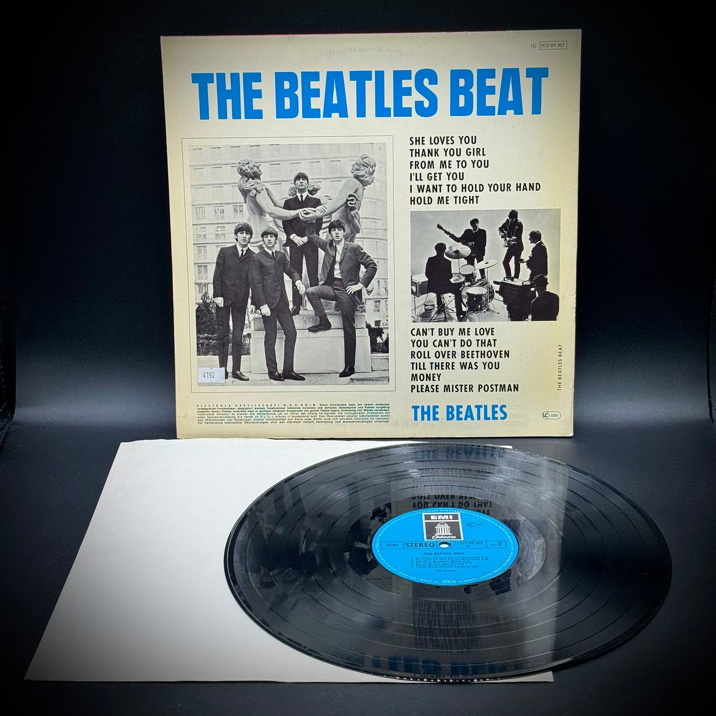 The Beatles "The Beatles Beat" Vinyl Record