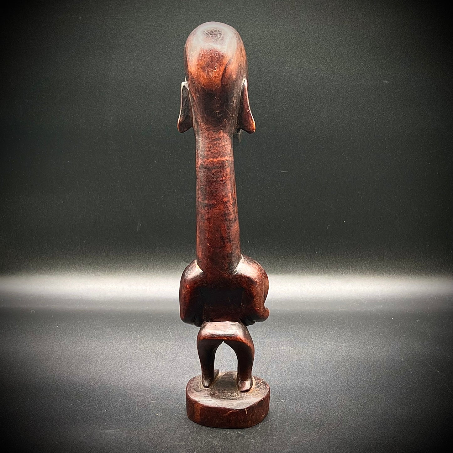 1940s Hand Carved Wood African Statue