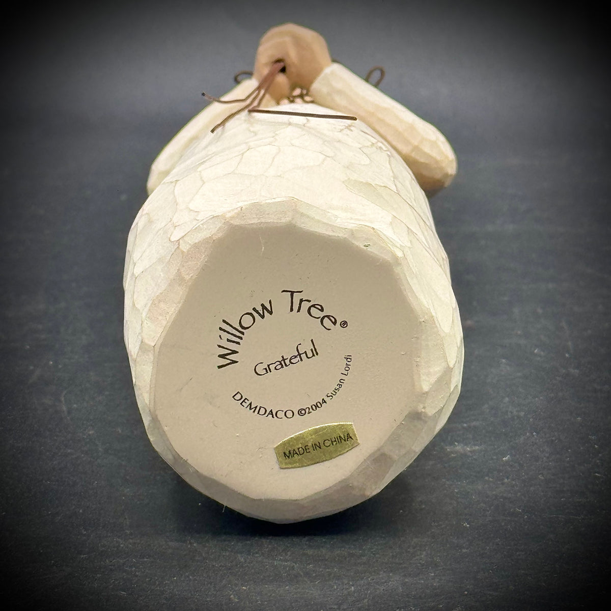 Willow Tree "Grateful" Figurine with Flowers