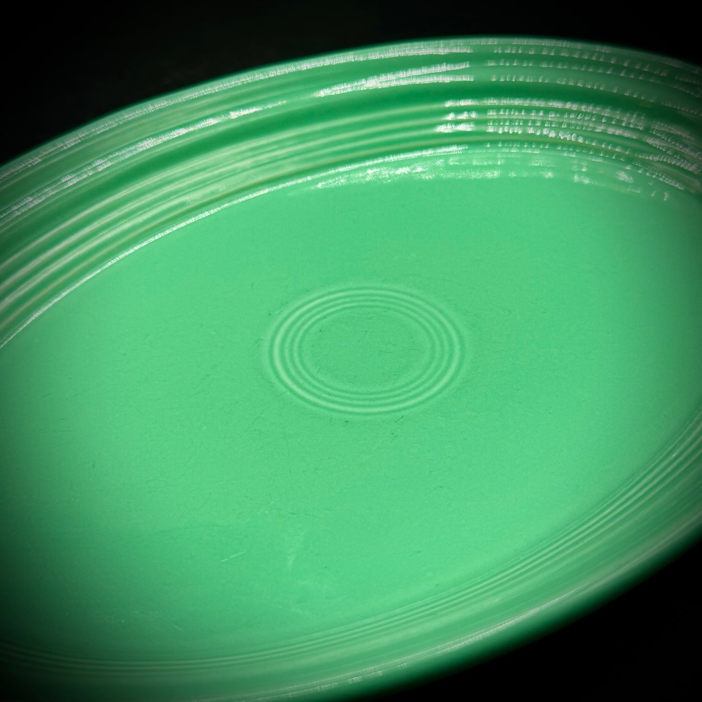 Pair of Fiesta Lime Green Plates