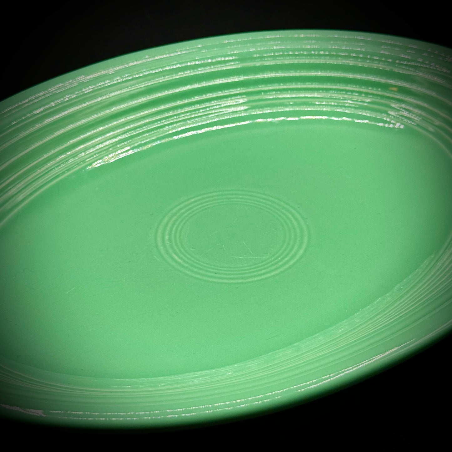 Pair of Fiesta Large Lime Green Plates