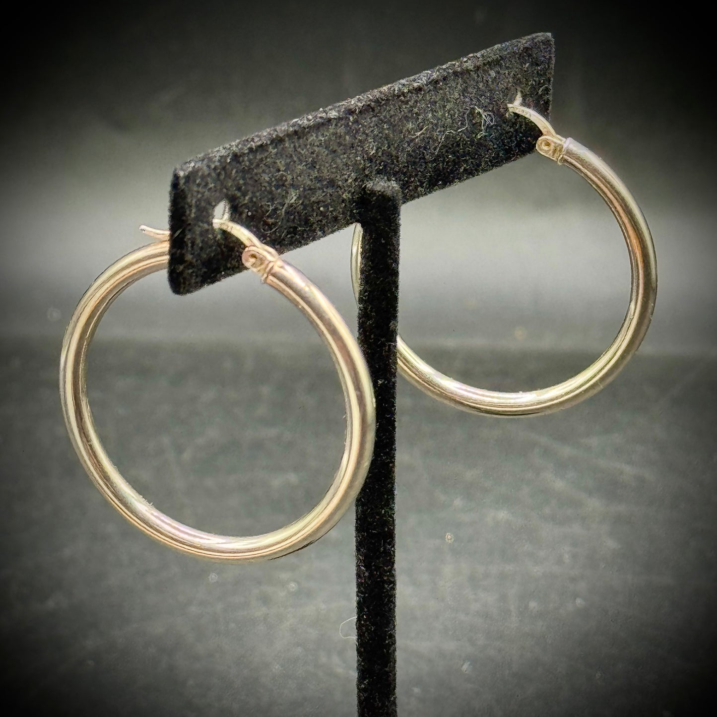 Heavy Sterling Silver .925 Hoop Earrings