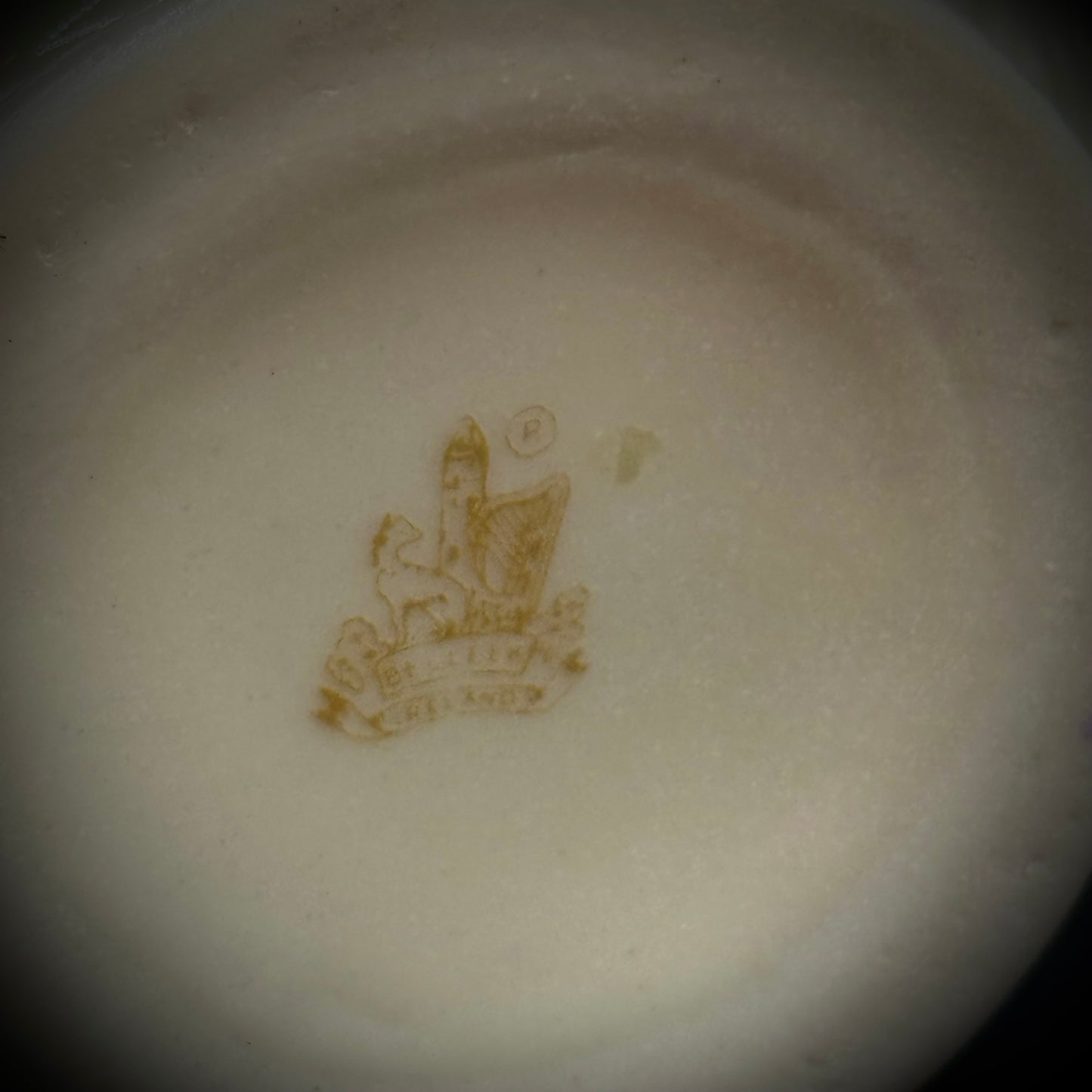 Vintage Baleek Ireland Grapevine Vase