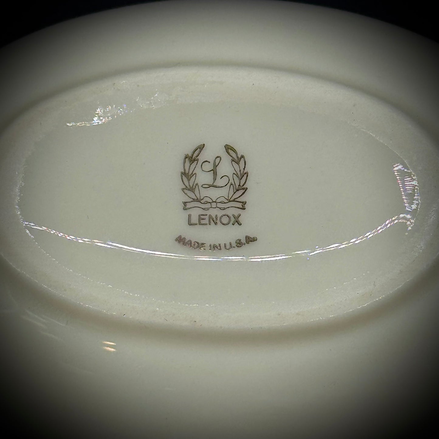 Vintage Lenox USA Small Trinket/Soap Dish