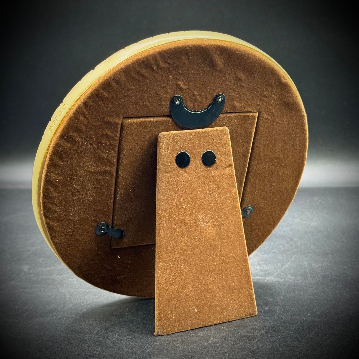 Mosaic Style Flower & Butterfly Round Frame