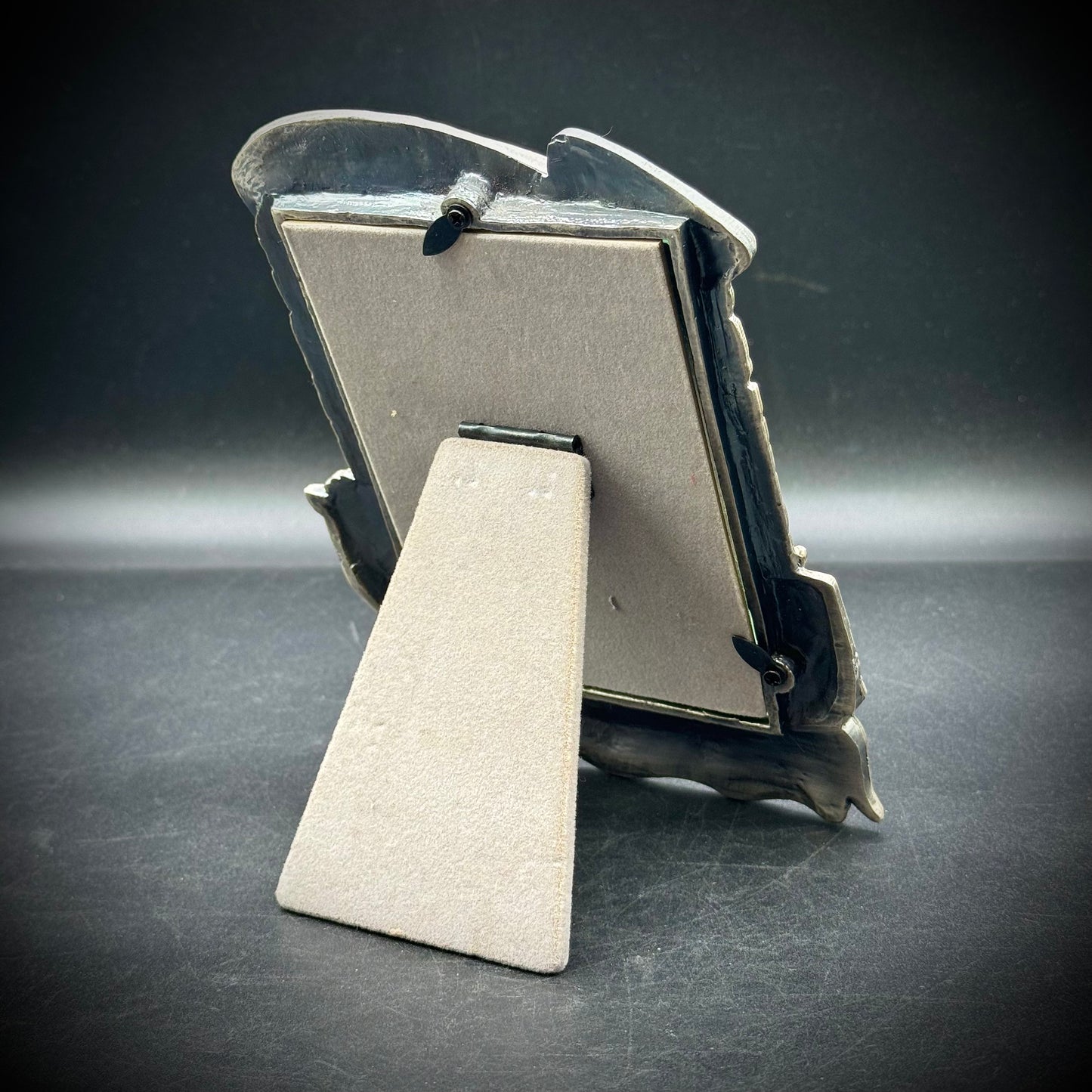 Vintage Linco Heavy Pewter Grandmother Frame