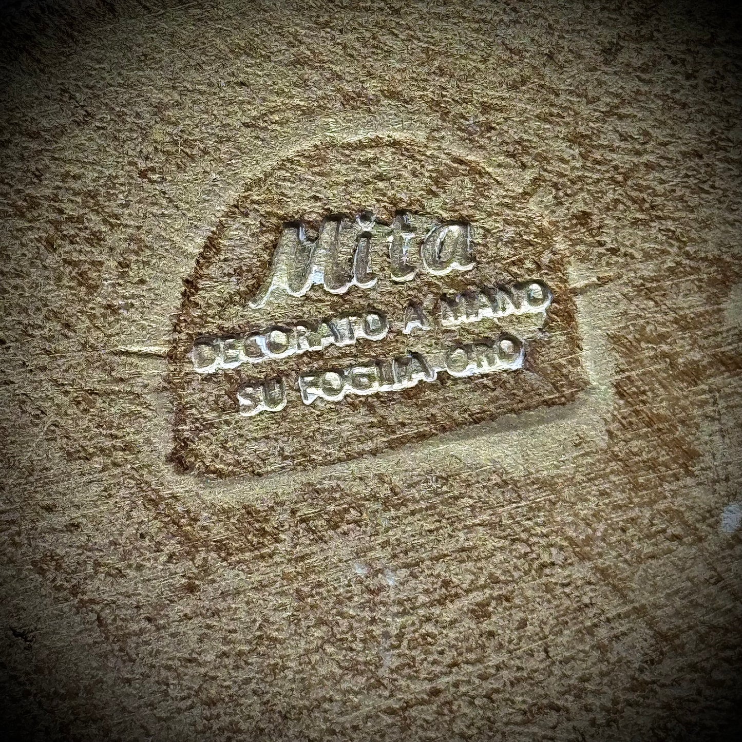 Vintage Mita Gold Gilt Florentine Tray