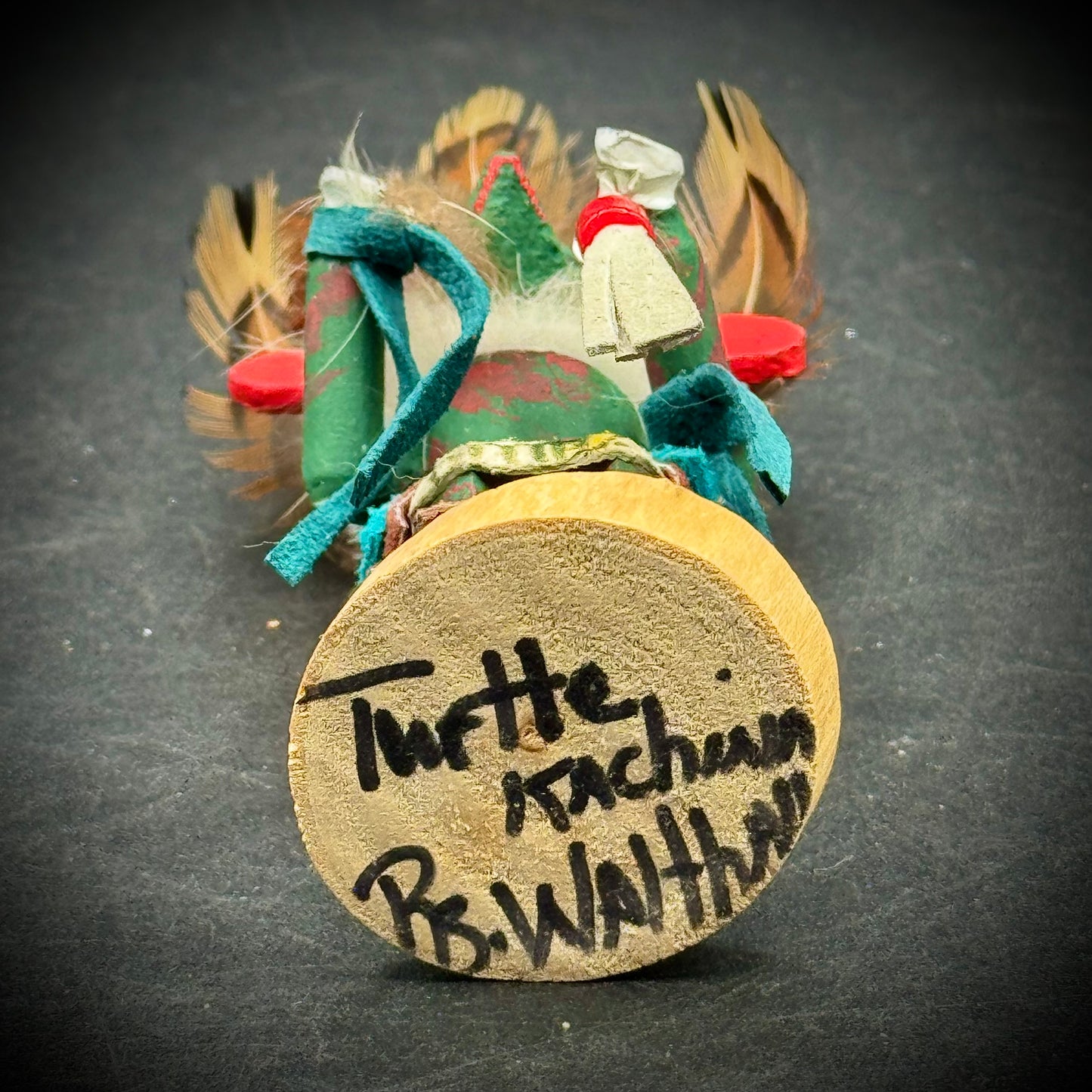 Hand Made Artist Signed Kachina Doll "Turtle"