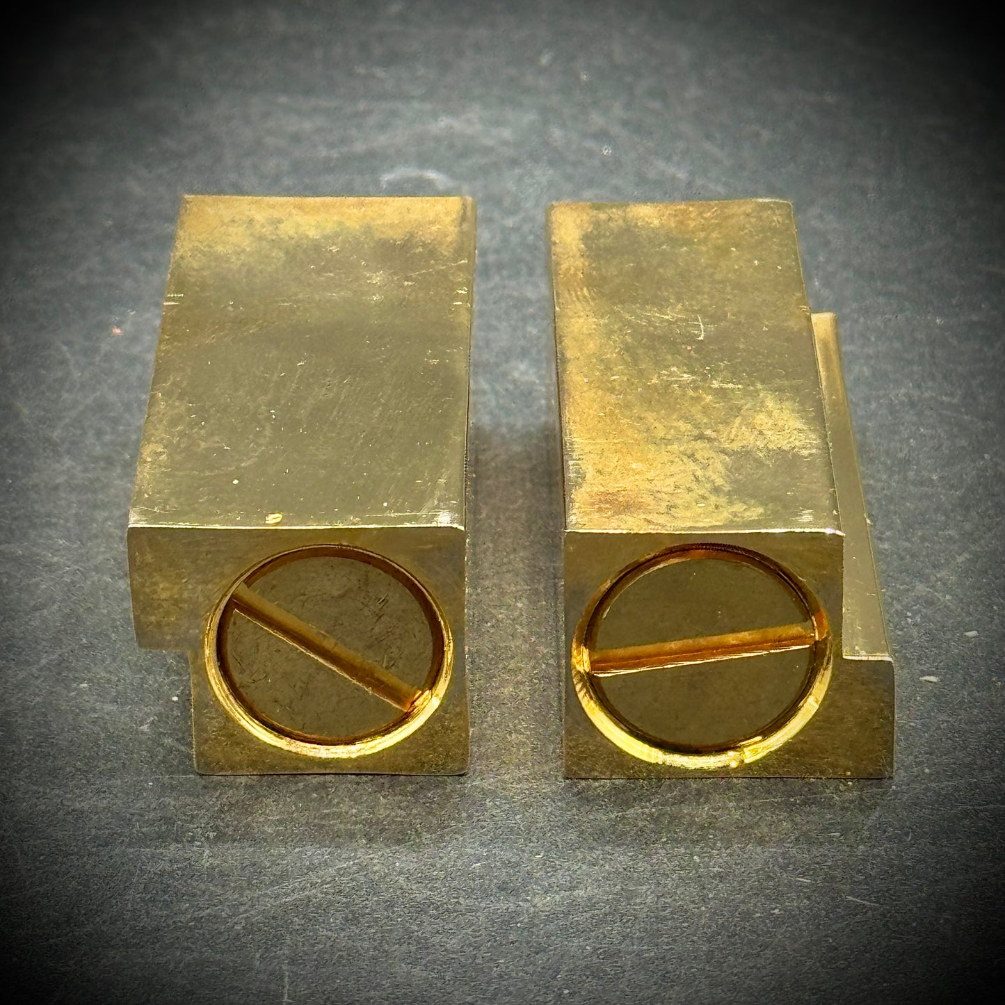 Vintage MCM Metal Joining S&P Set