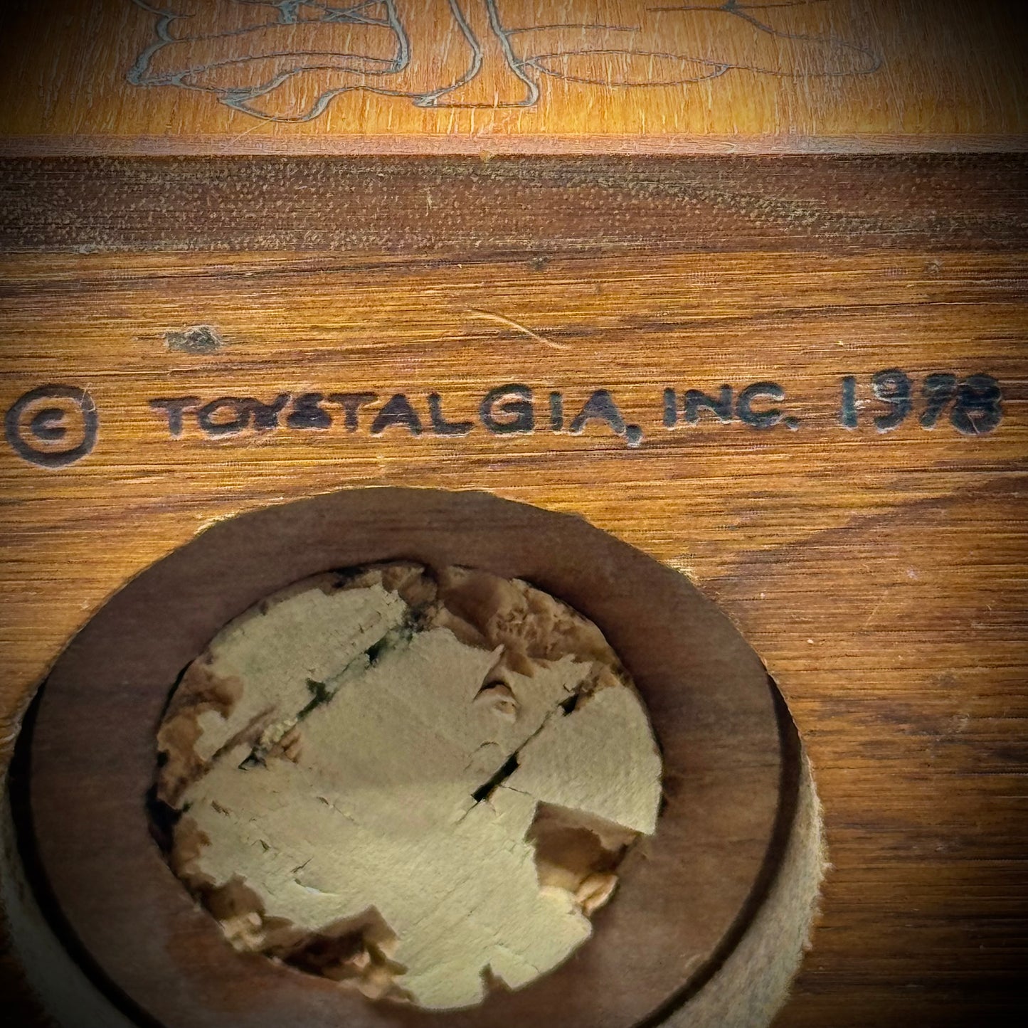 Vintage 1970s Wood Monkey Bank