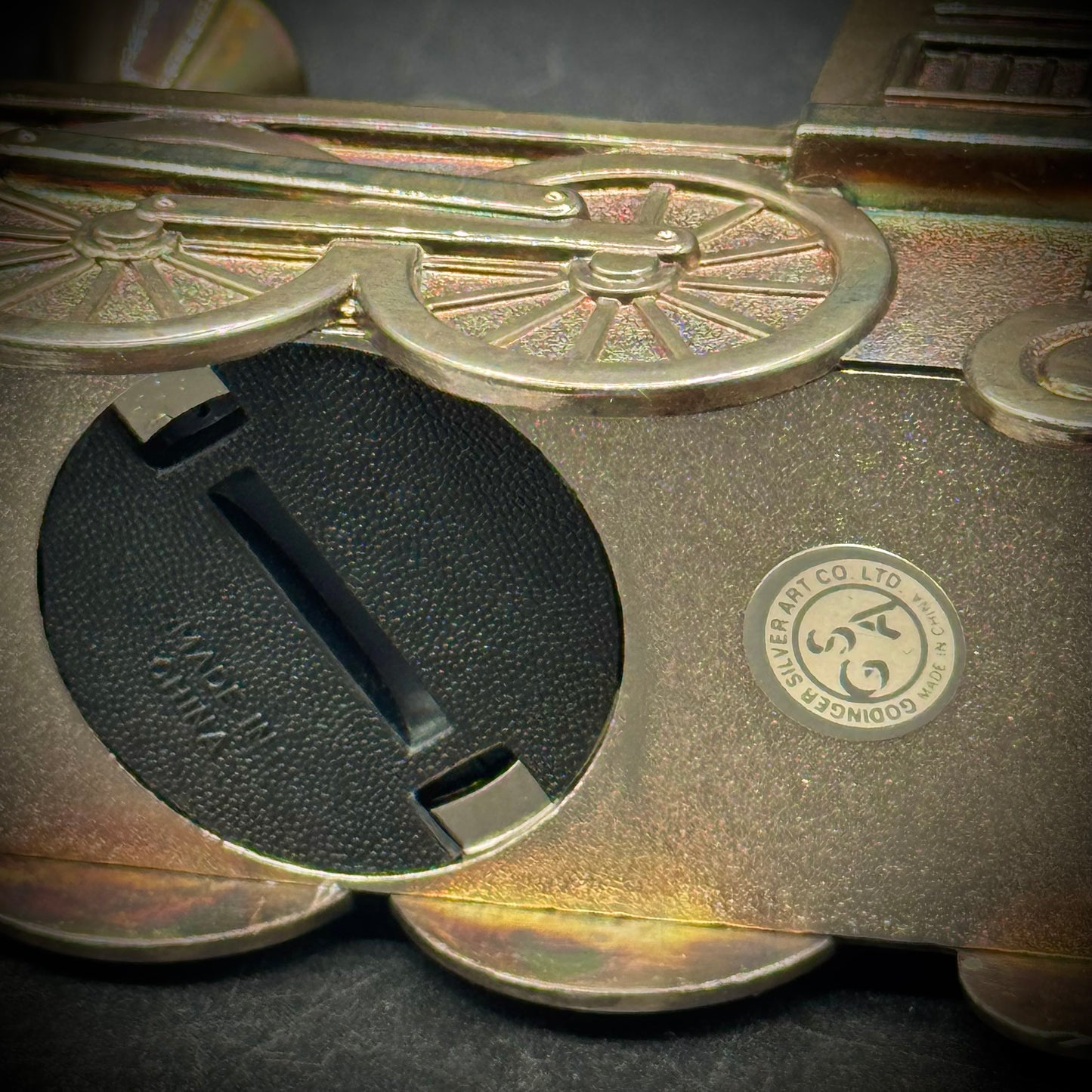 Vintage GSA Train Engine Bank