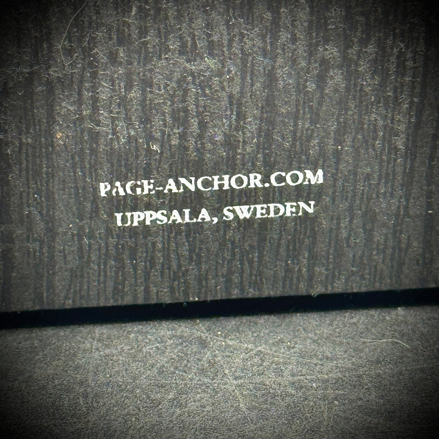 New in Box Page Anchor - Made in Sweden