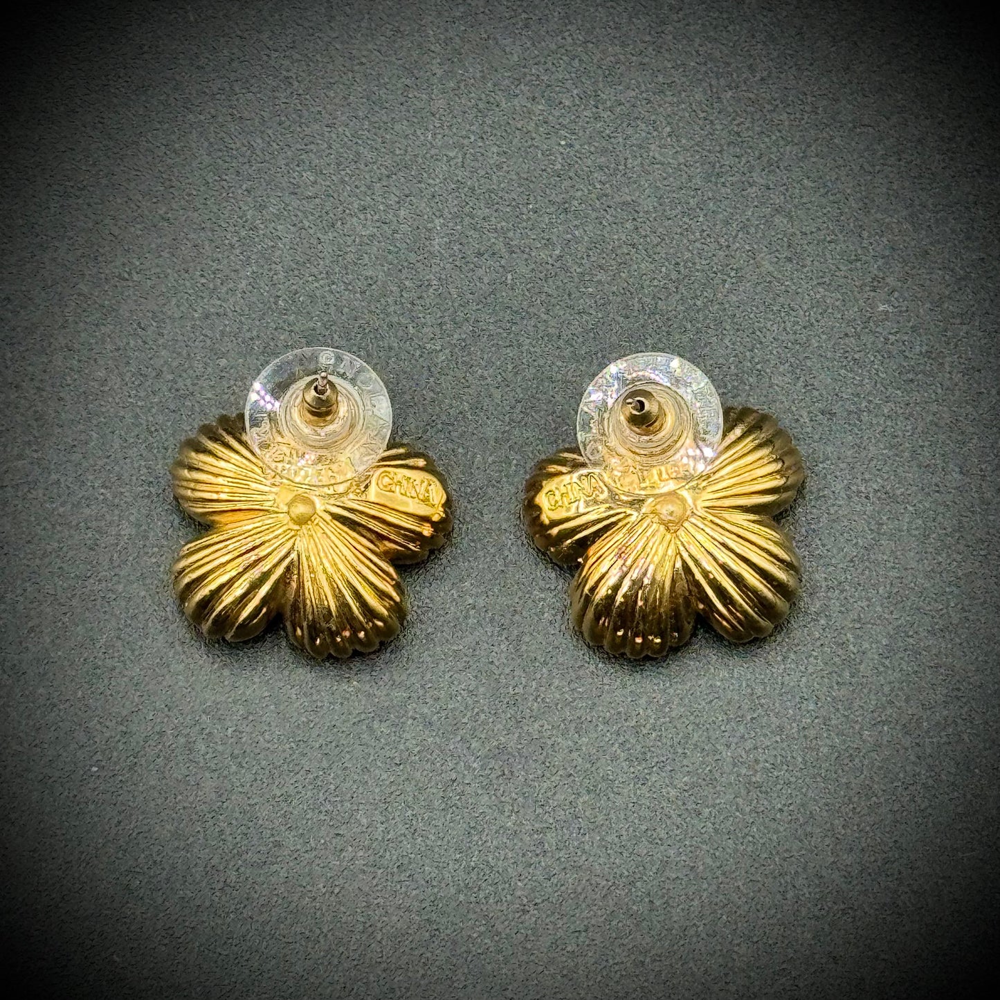 Set of 3 Vintage Nolan Miller Flower Brooch & Earrings