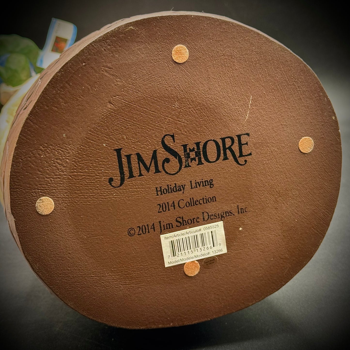 Large 21" 2014 Jim Shore Heartwood Creek Santa Claus w/Tag