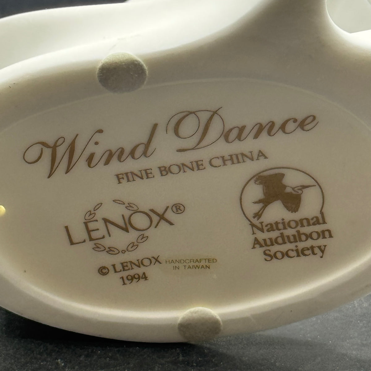 Vintage 1994 Lenox & Audubon Society "Wind Dance" 2 Dove Sculpture