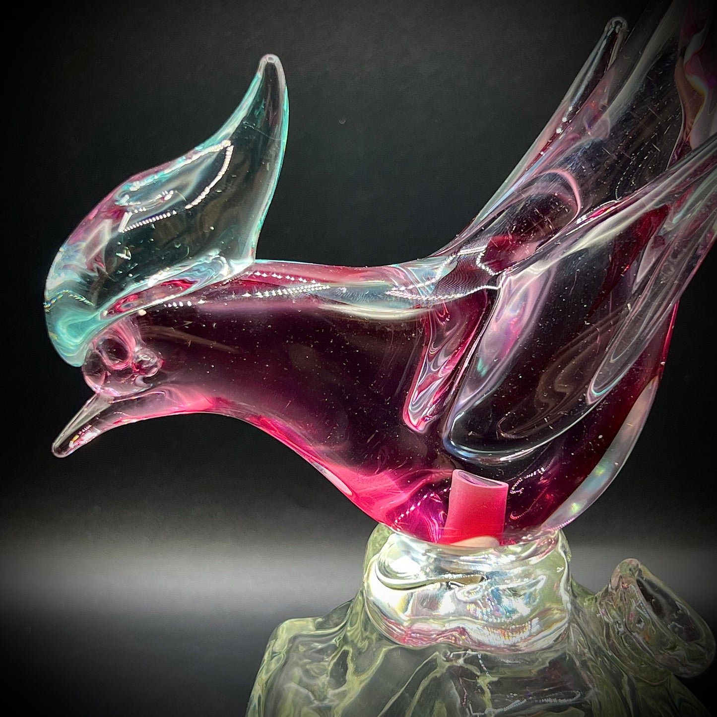 Vintage Murano Glass Bird Decanter by Luxardo
