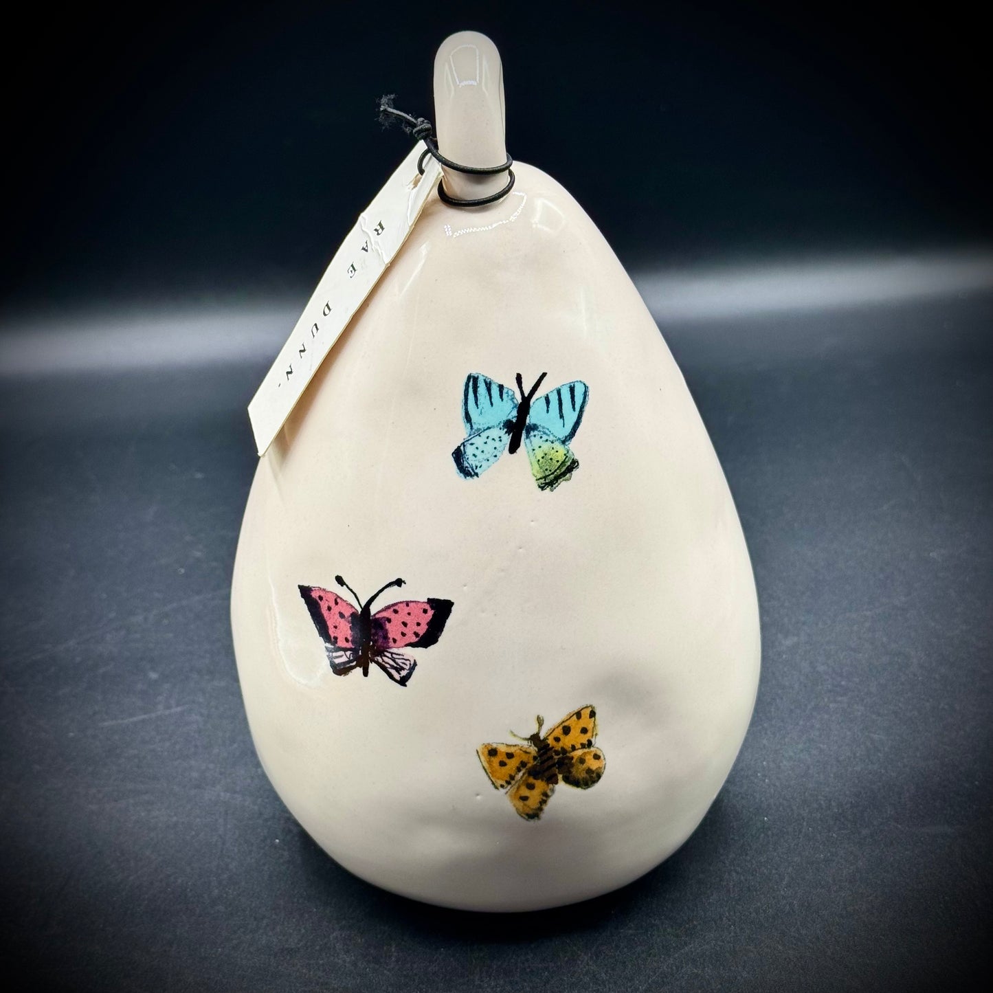 New with Tag Rae Dunn Artisan Collection by Magenta "Rest" Birdhouse w/Butterflies