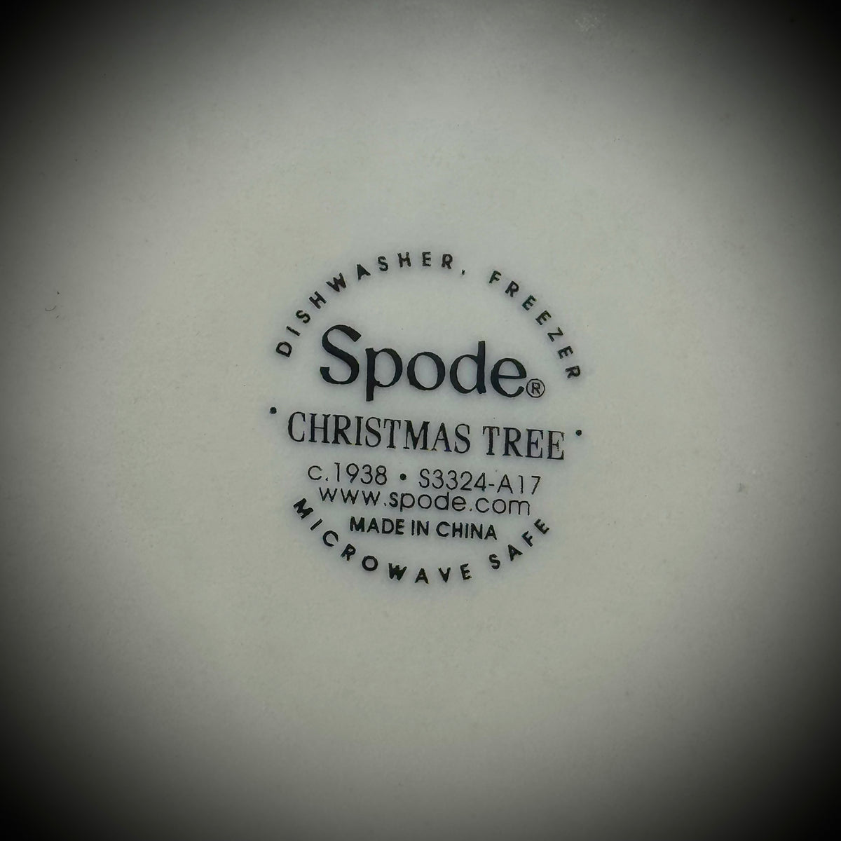 Pair of Spode Christmas Tree Salad Plates