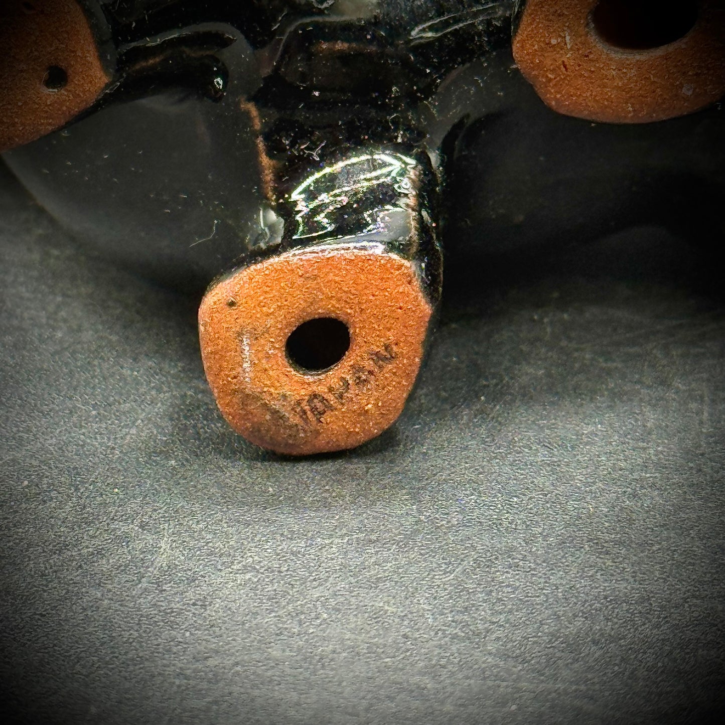 Vintage Japan Porcelain Black Cat