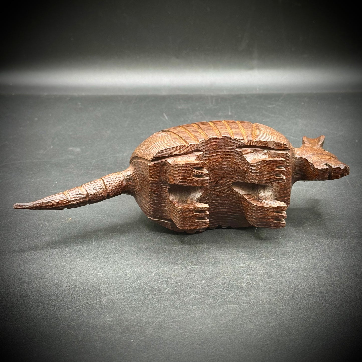 Vintage Carved Large Ironwood Armadillo