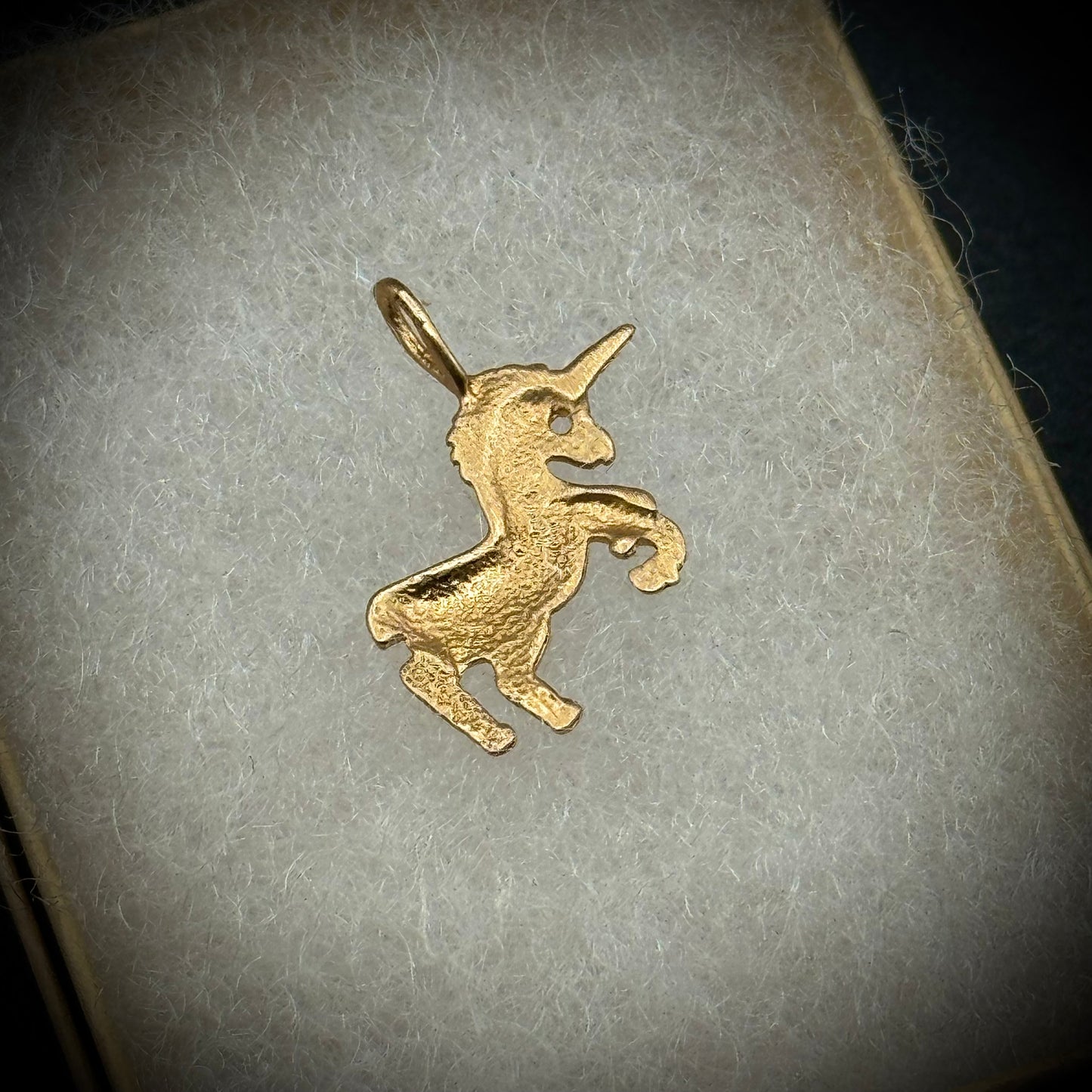 New 14kt Gold Unicorn Charm