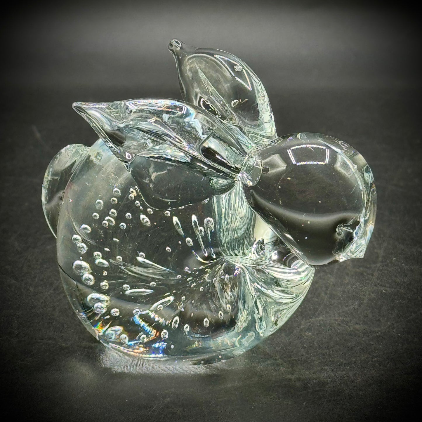 Crystal Bullicante Rabbit Paperweight